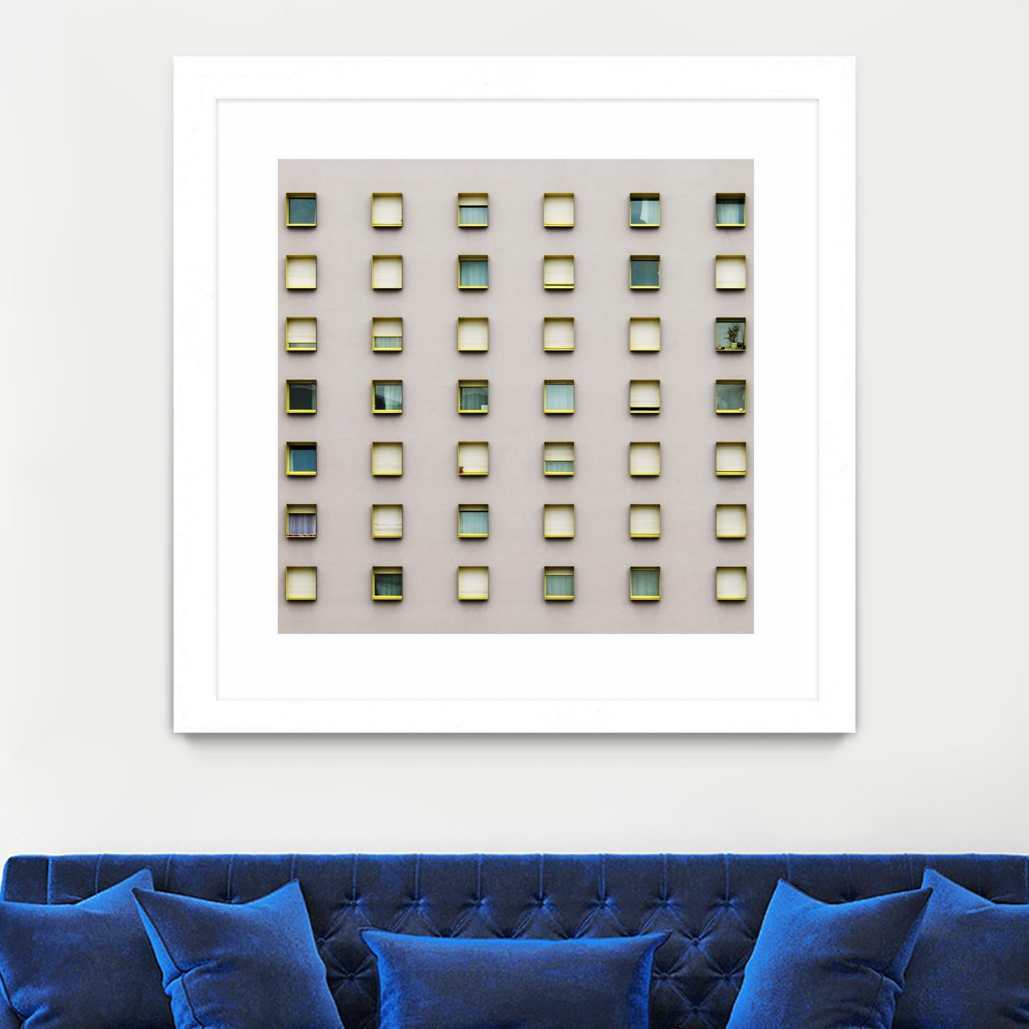 Windows II by Pexels on GIANT ART - yellow architectural