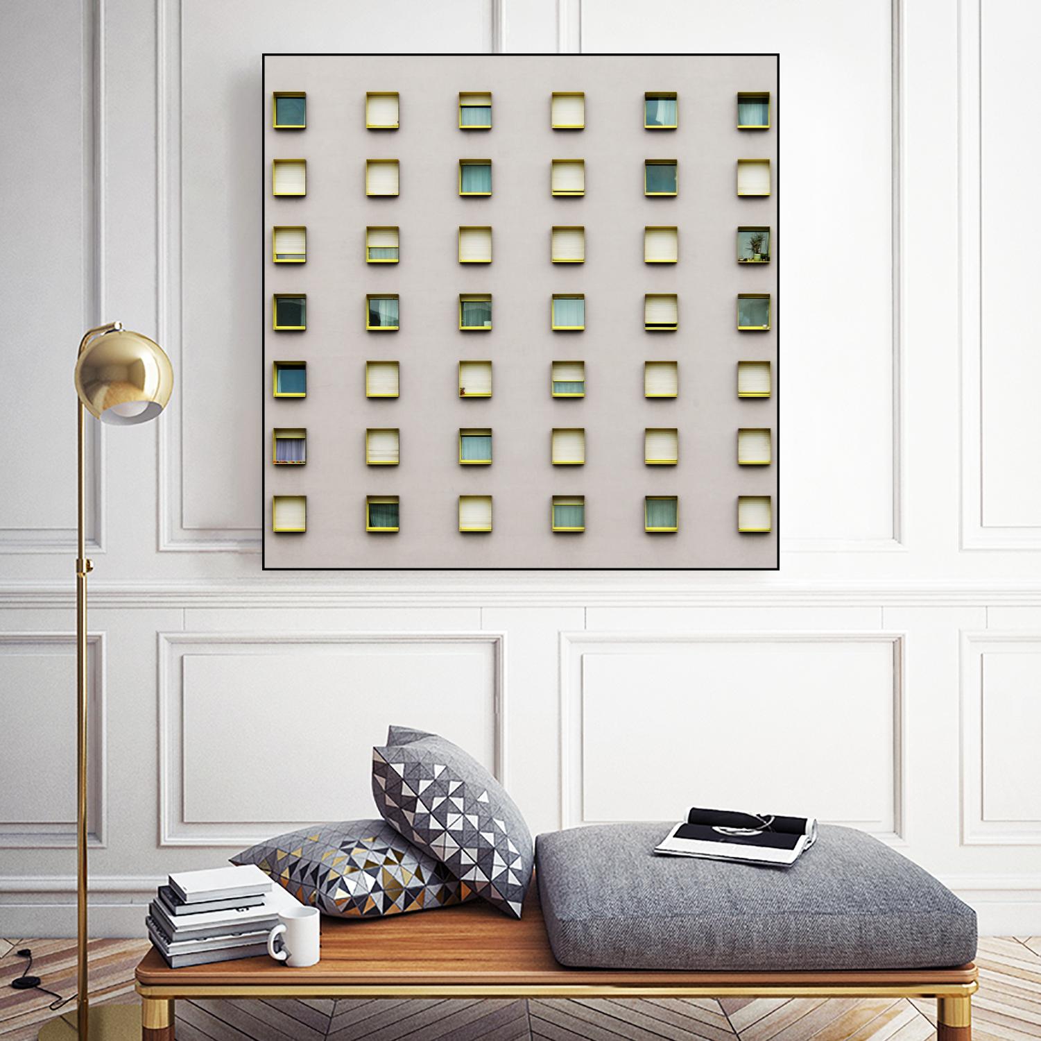 Windows II by Pexels on GIANT ART - yellow architectural