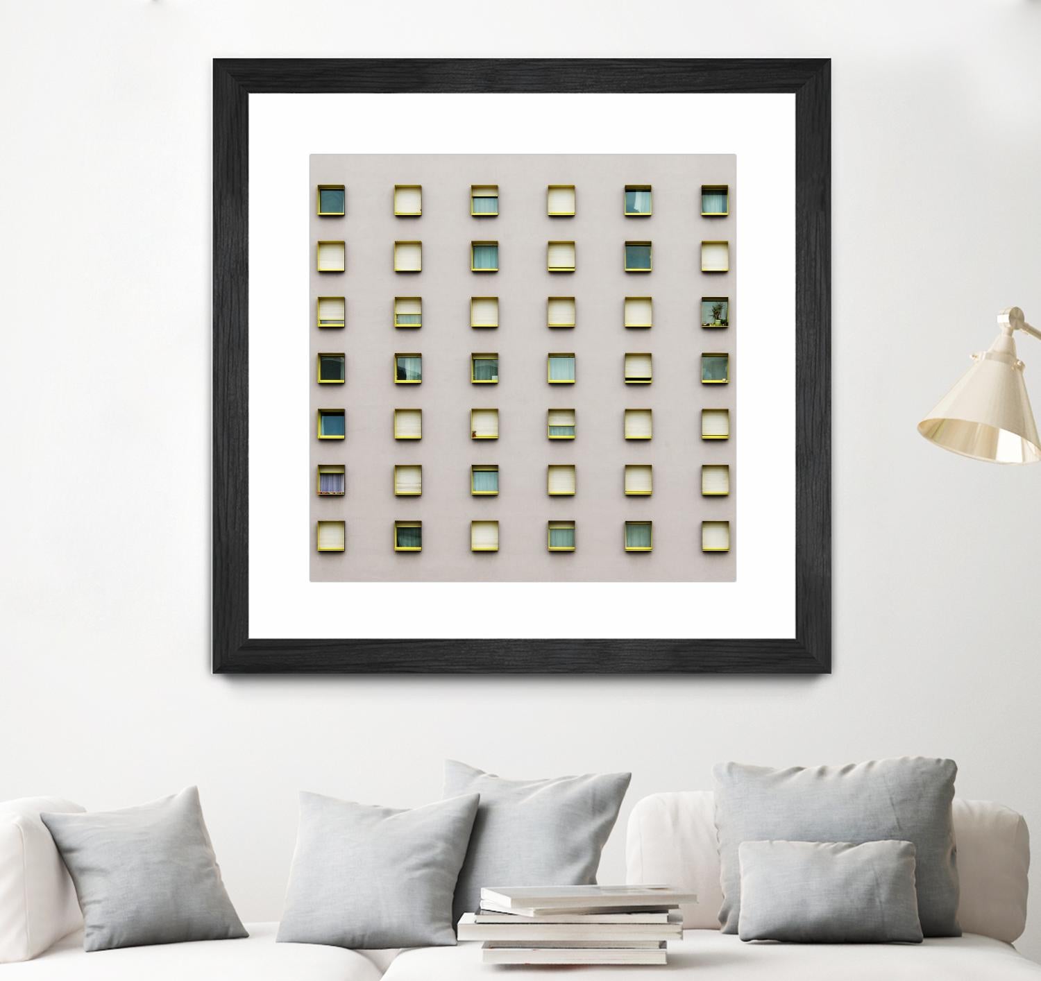 Windows II by Pexels on GIANT ART - yellow architectural