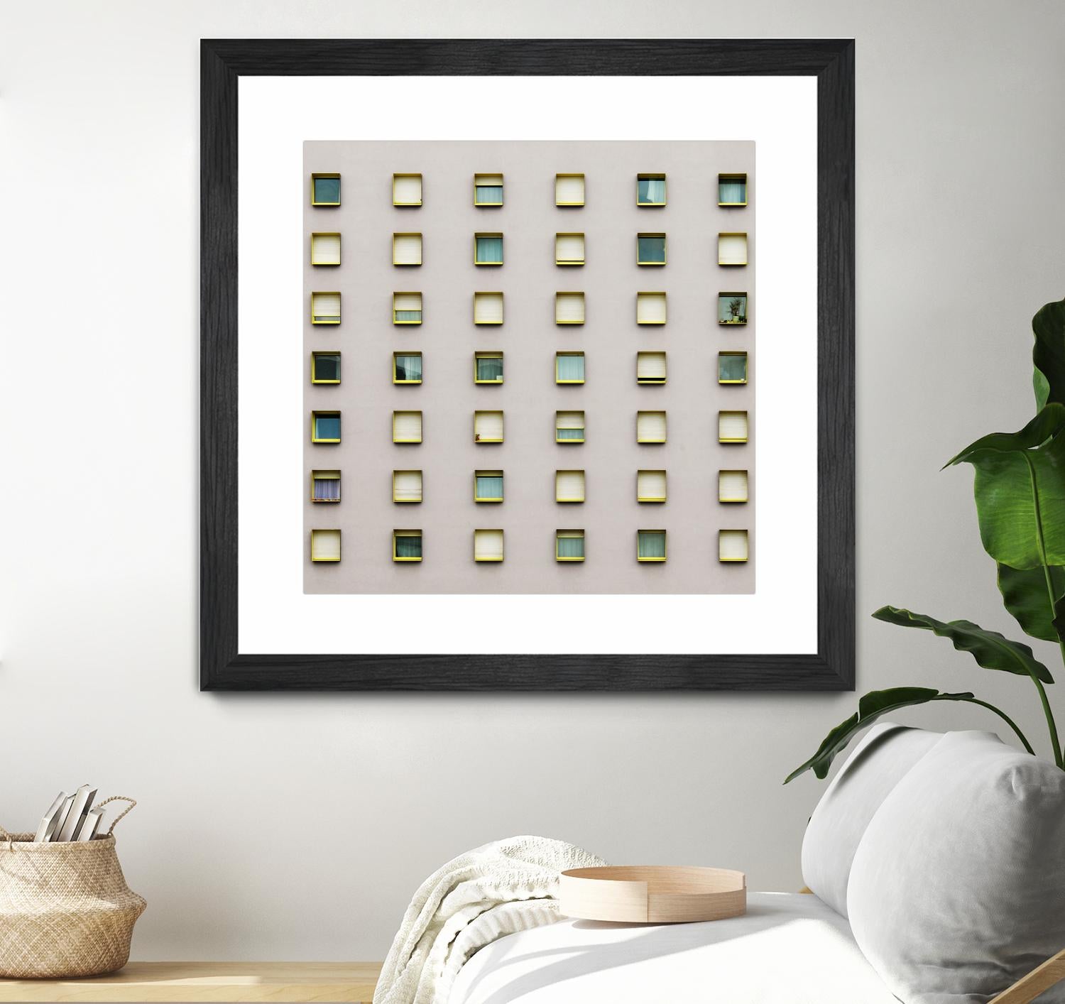 Windows II by Pexels on GIANT ART - yellow architectural