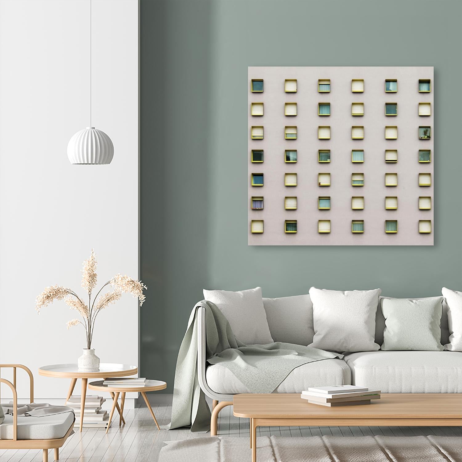 Windows II by Pexels on GIANT ART - yellow architectural