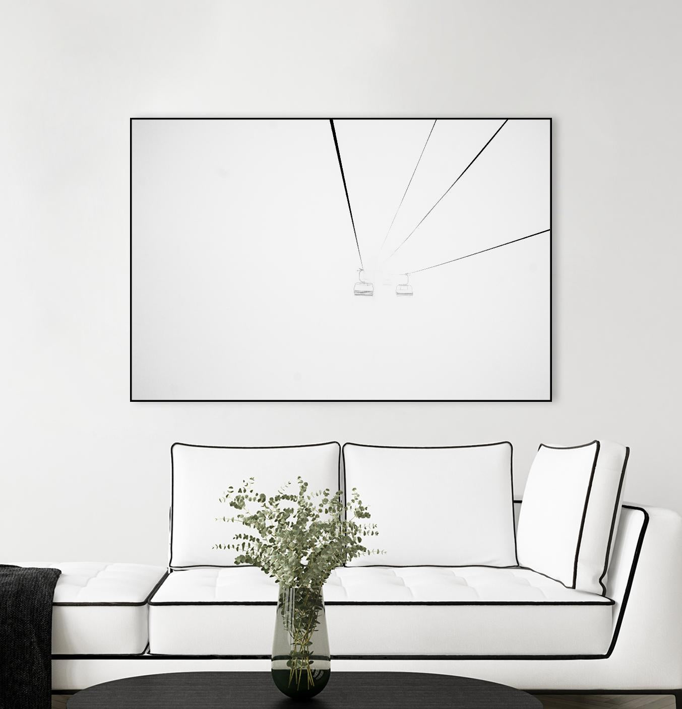 Chair Lift by Pexels on GIANT ART - black leisure