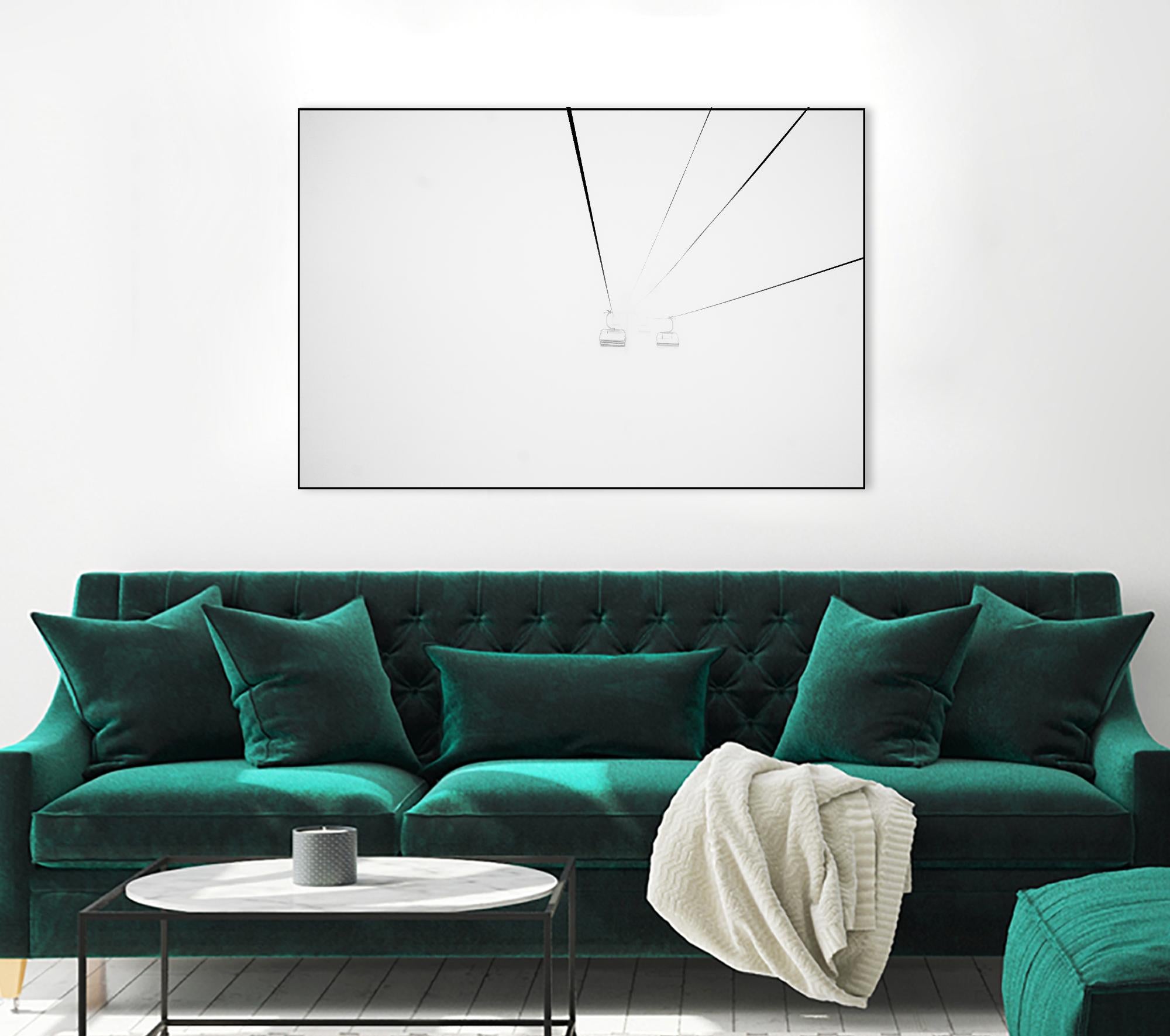 Chair Lift by Pexels on GIANT ART - black leisure