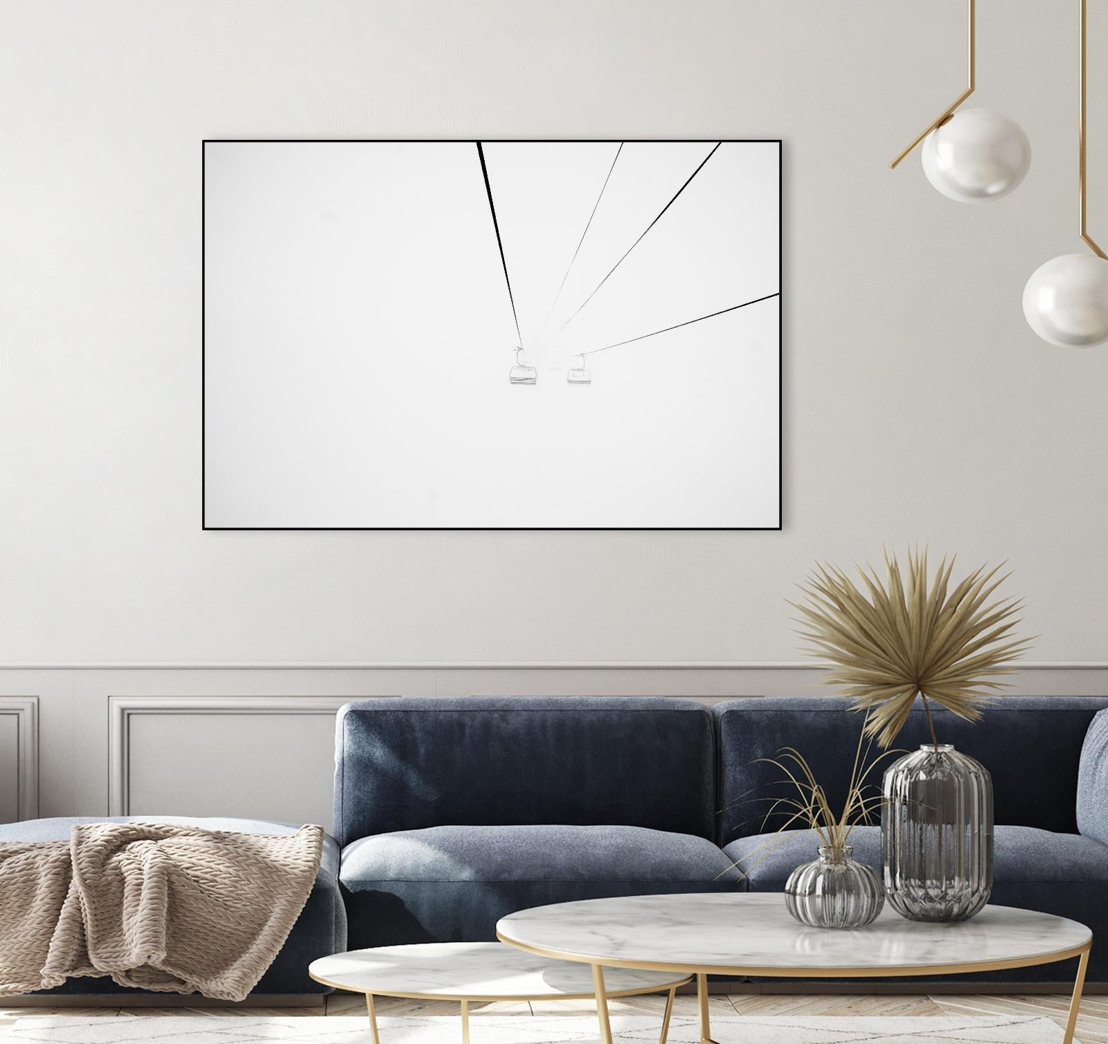 Chair Lift by Pexels on GIANT ART - black leisure