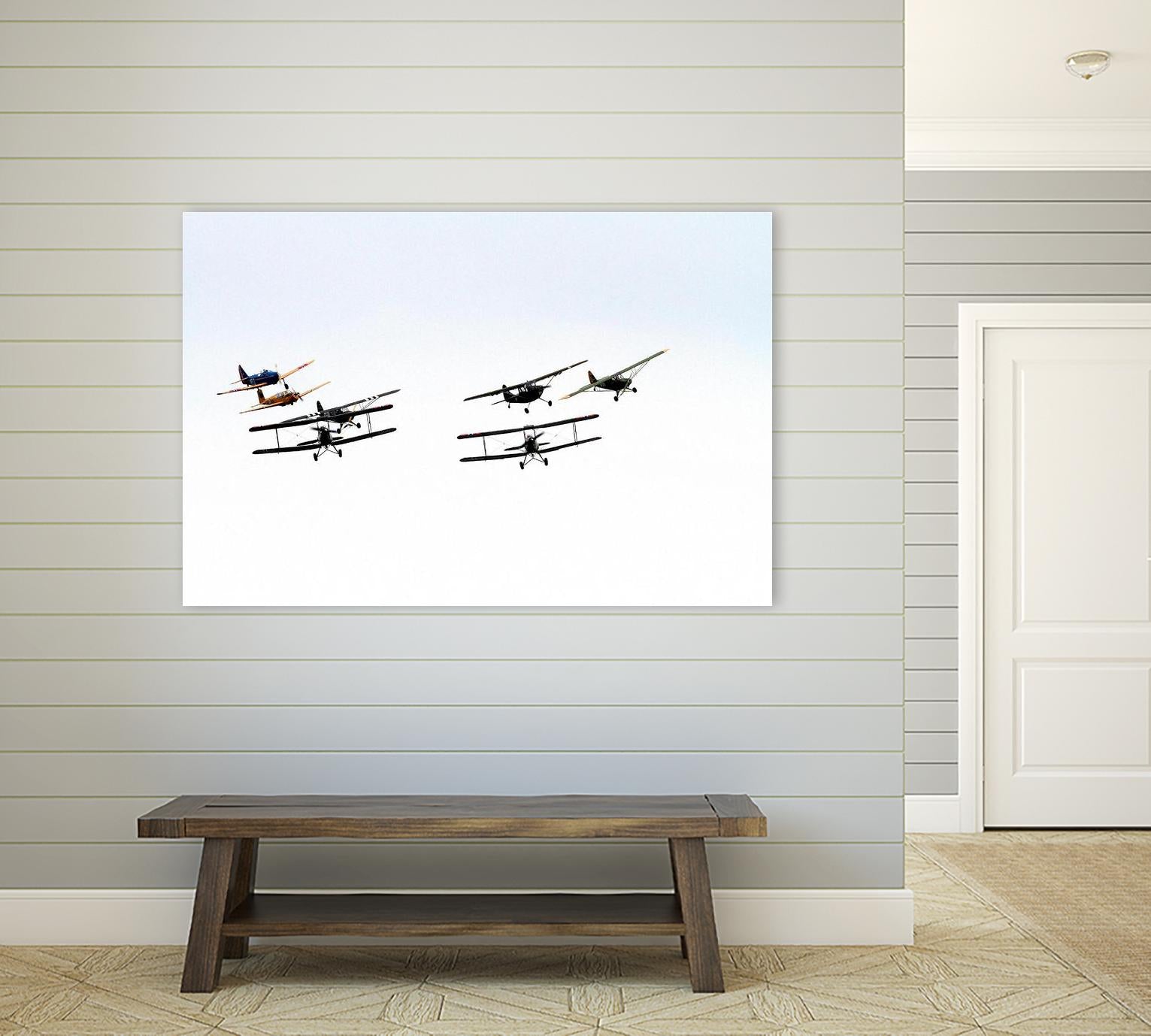 Planes by Pexels on GIANT ART - white photography planes