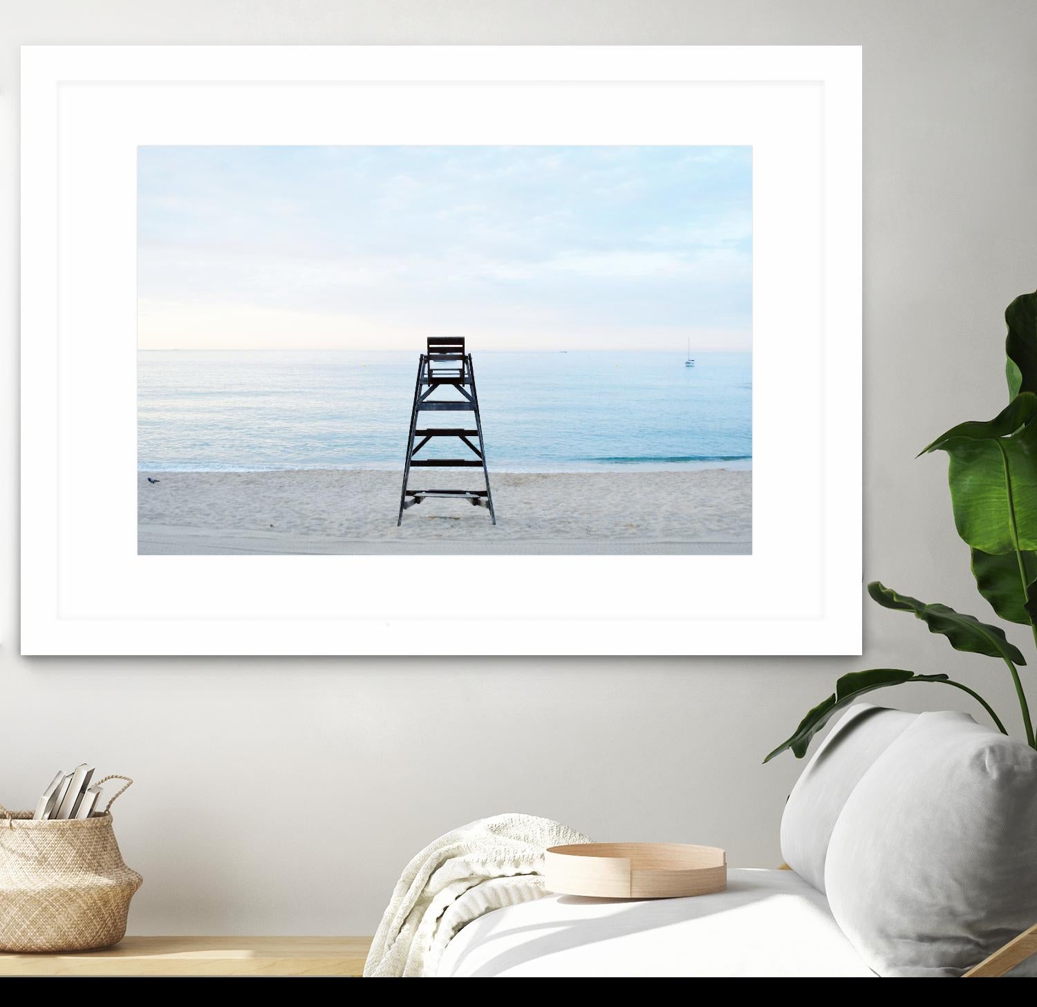 Off duty by Pexels on GIANT ART - white sea scene