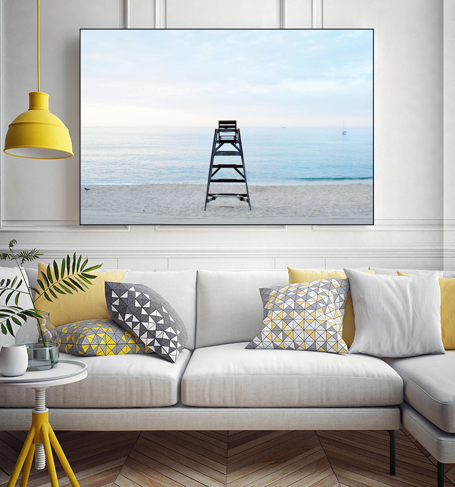 Off duty by Pexels on GIANT ART - white sea scene