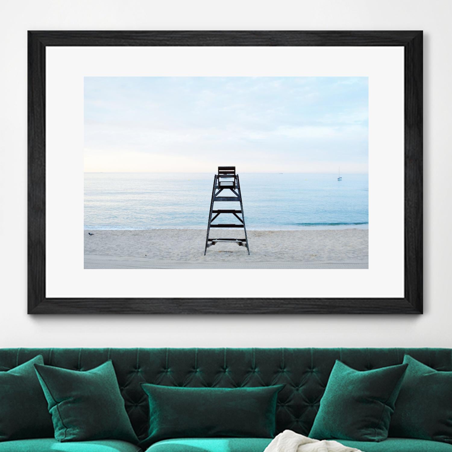 Off duty by Pexels on GIANT ART - white sea scene