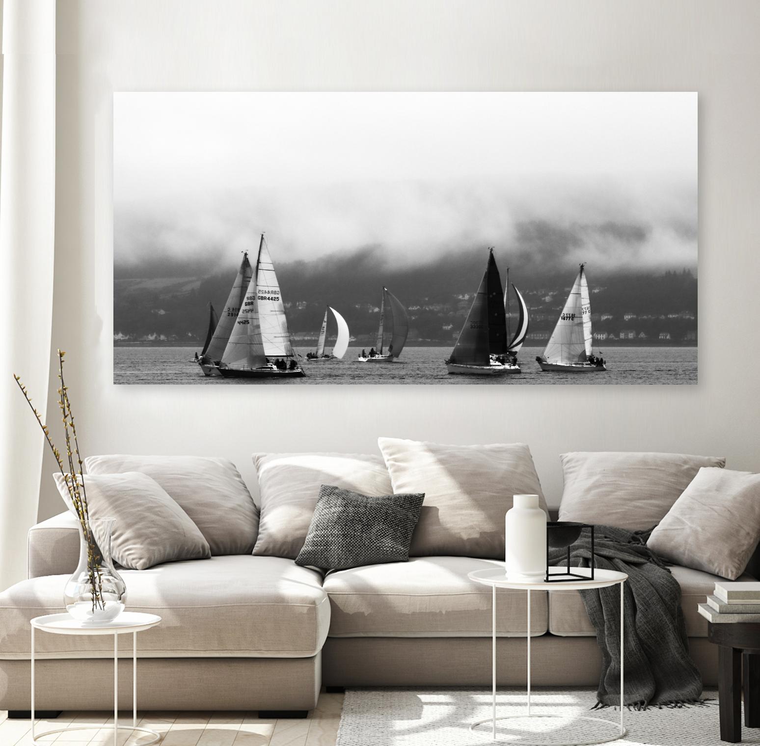 Sail away by Pexels on GIANT ART - white nautical