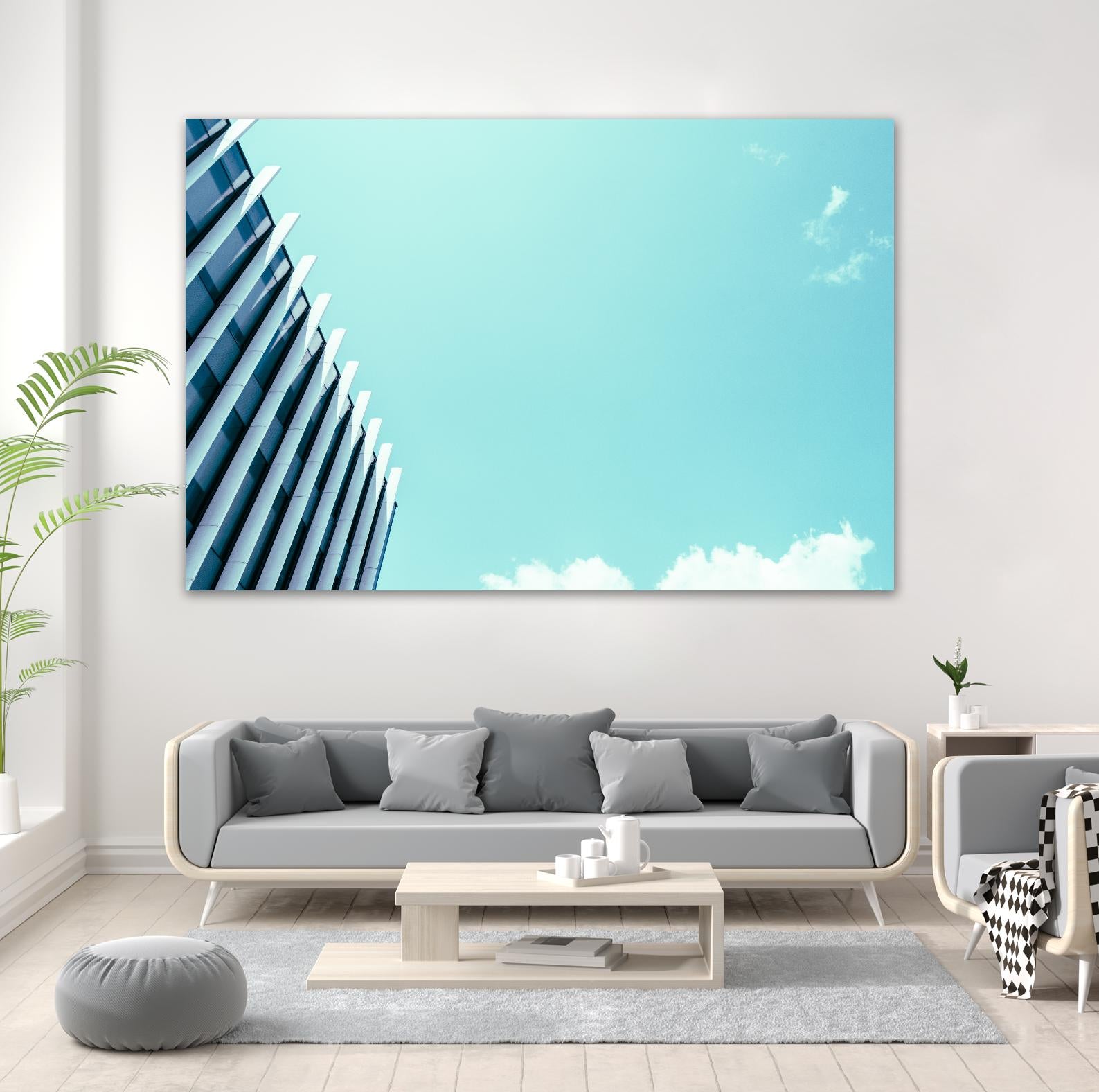 Façade III by Pexels on GIANT ART - white architectural