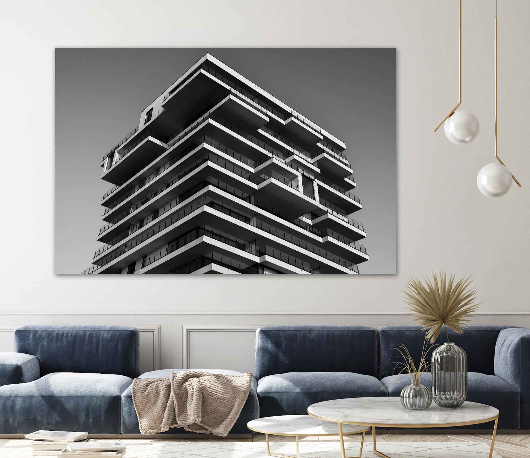 Architectural tower by Pexels on GIANT ART - white architectural