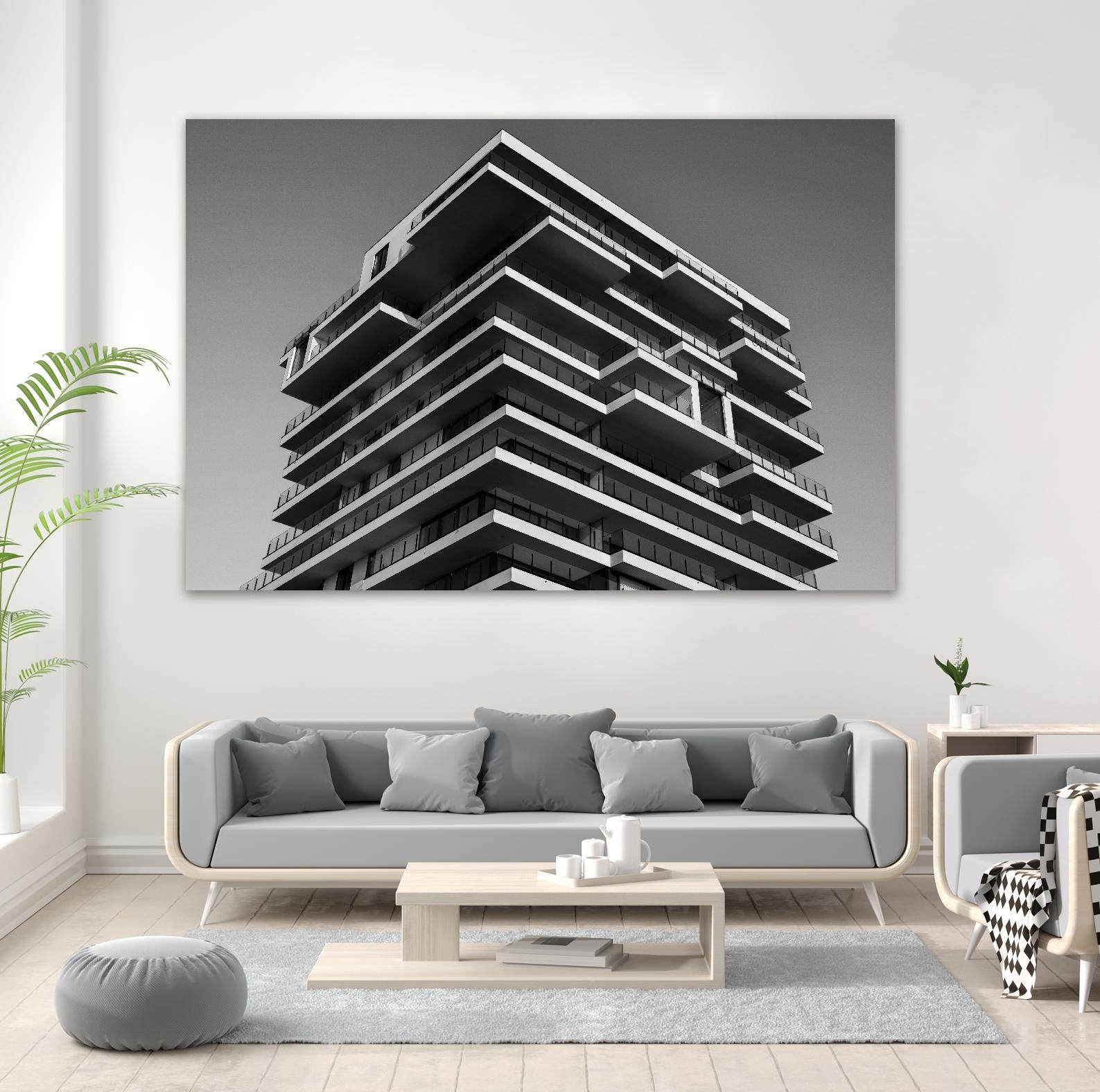 Architectural tower by Pexels on GIANT ART - white architectural