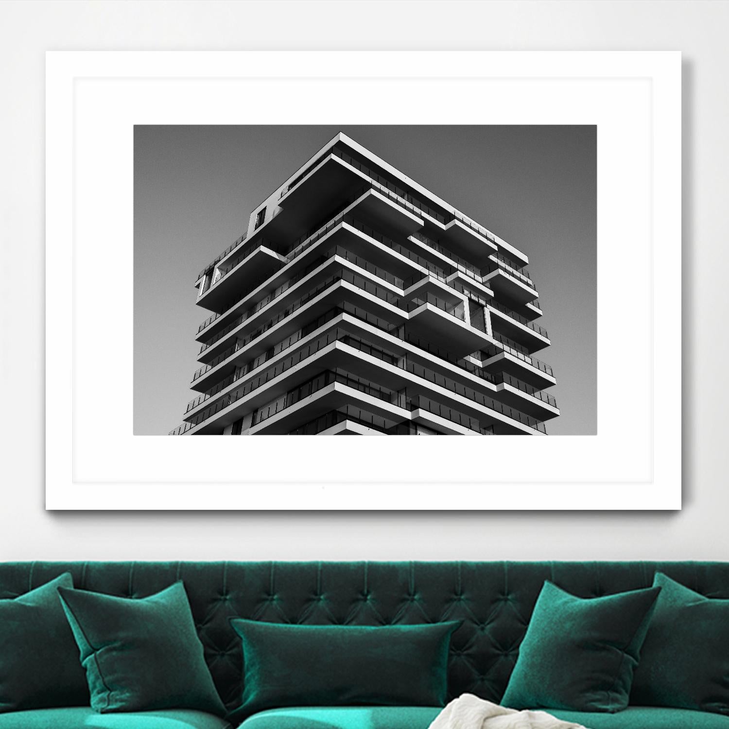 Architectural tower by Pexels on GIANT ART - white architectural