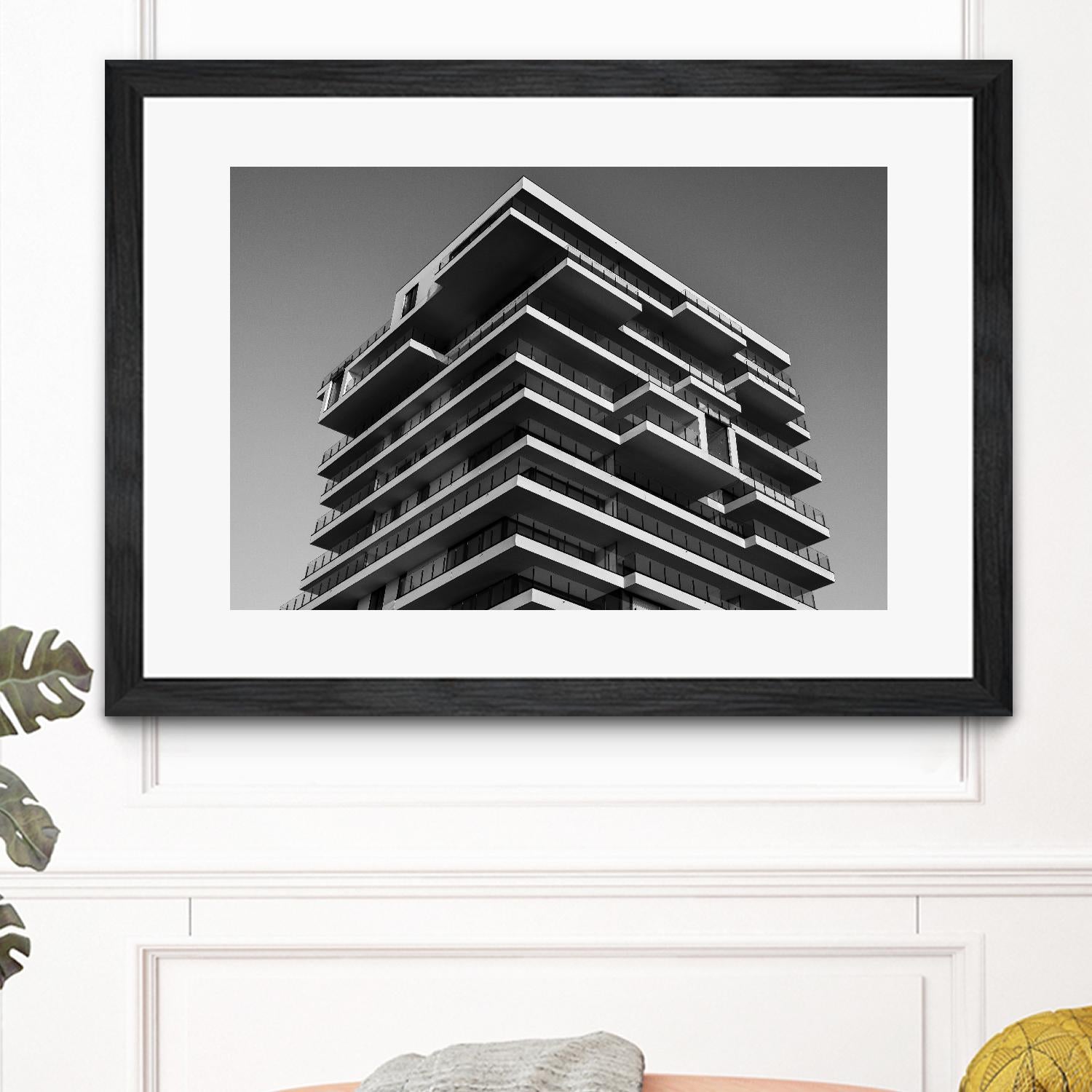 Architectural tower by Pexels on GIANT ART - white architectural