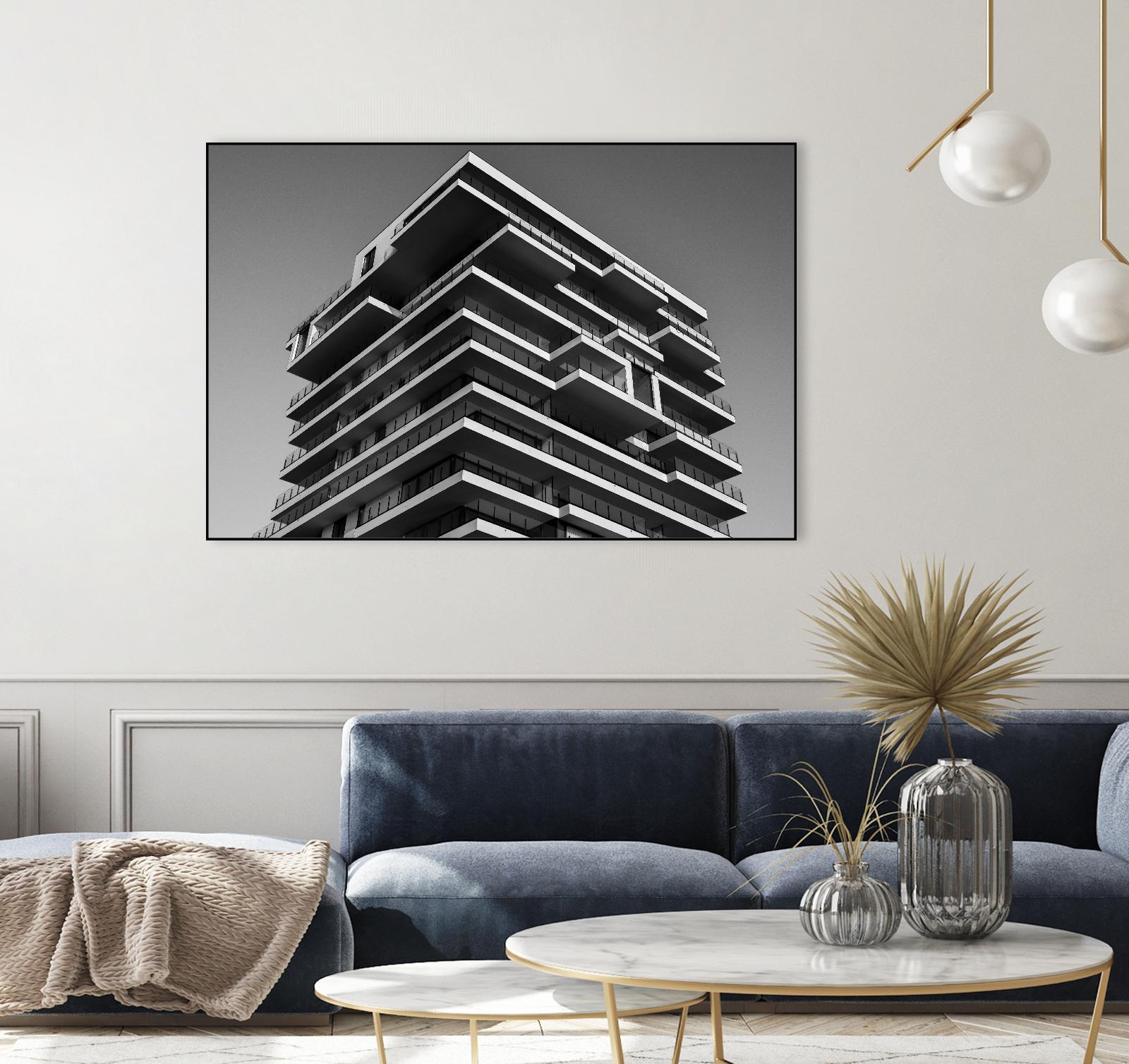 Architectural tower by Pexels on GIANT ART - white architectural