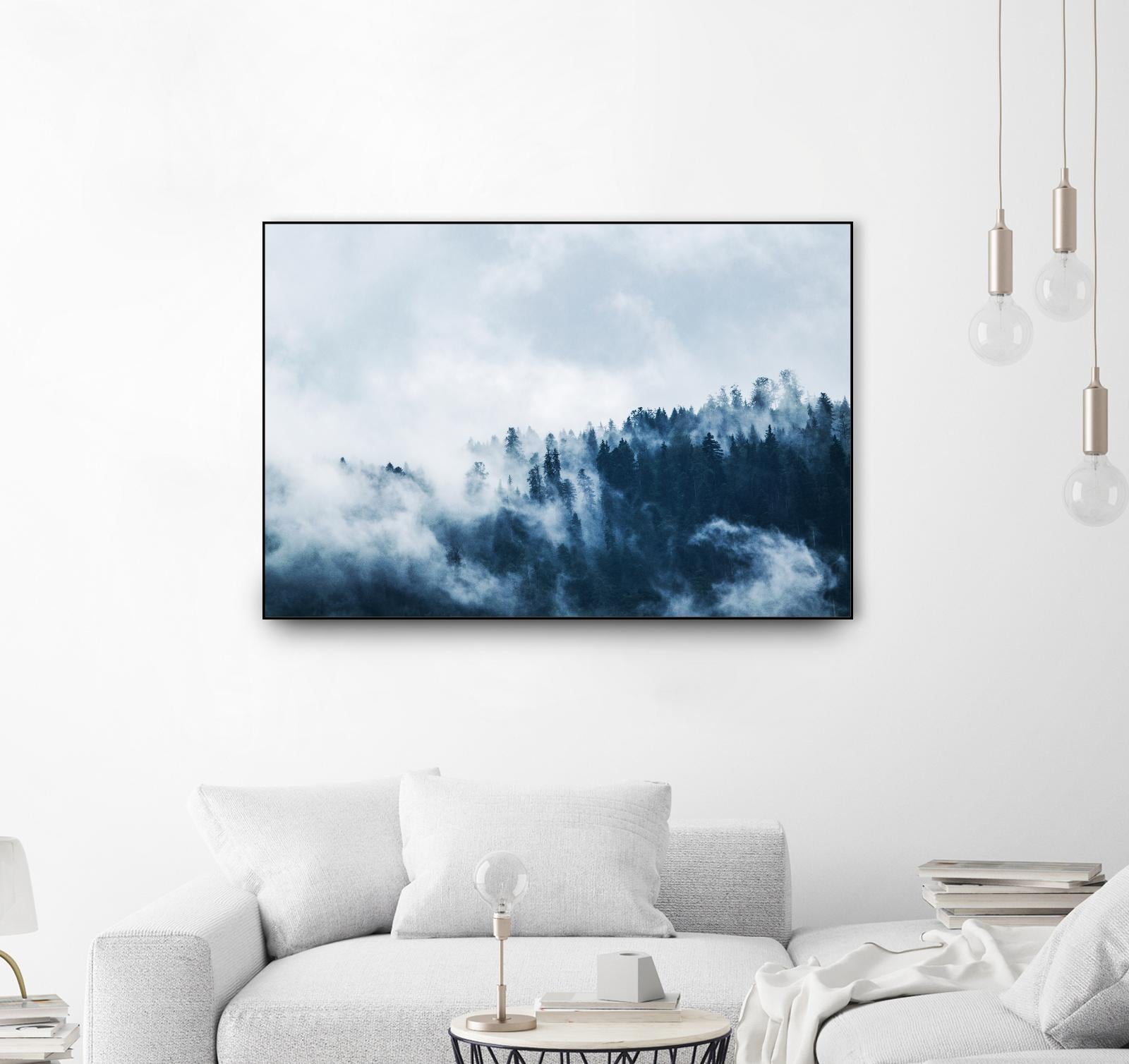 Foggy forest by Pexels on GIANT ART - white landscape