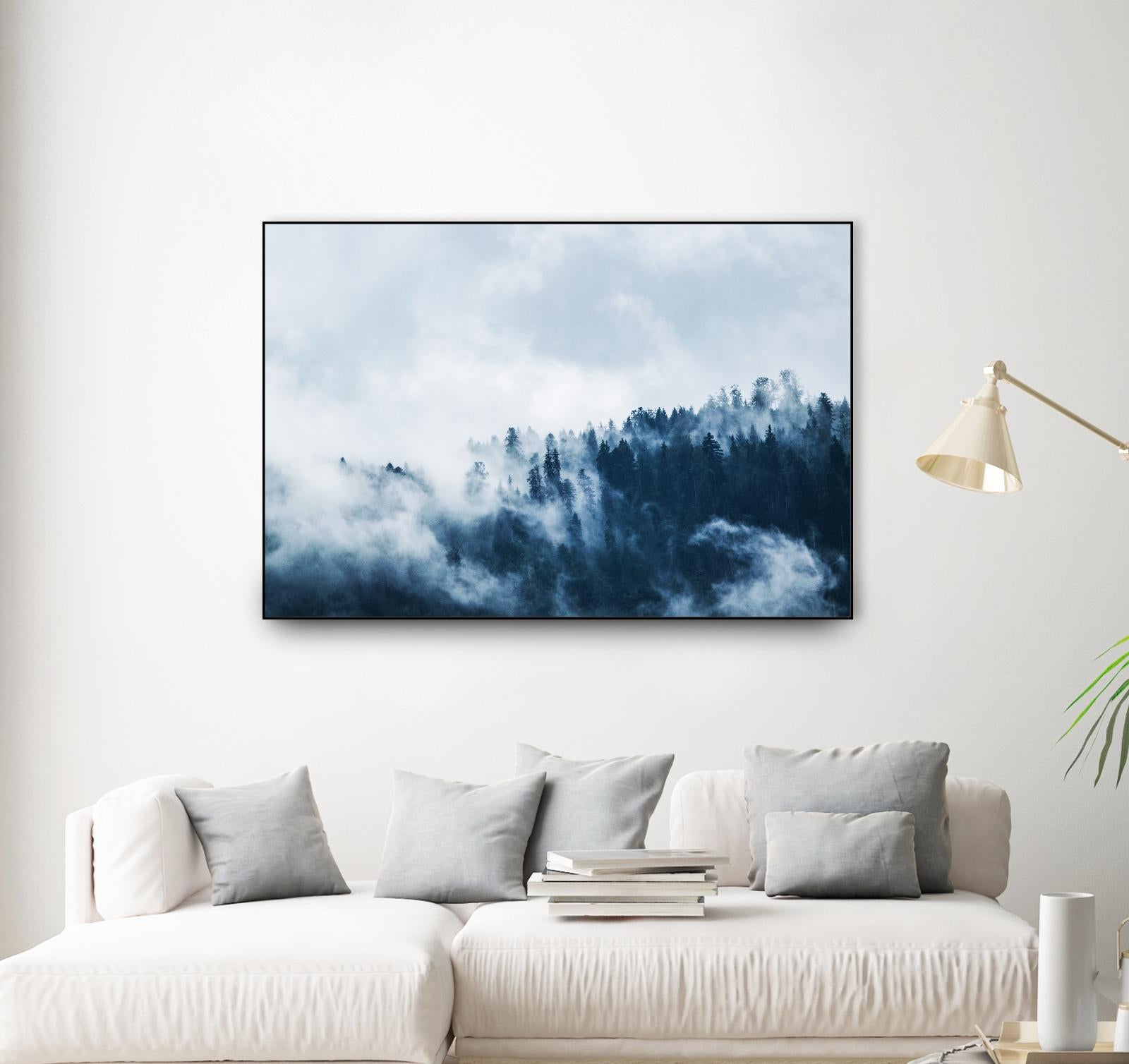 Foggy forest by Pexels on GIANT ART - white landscape