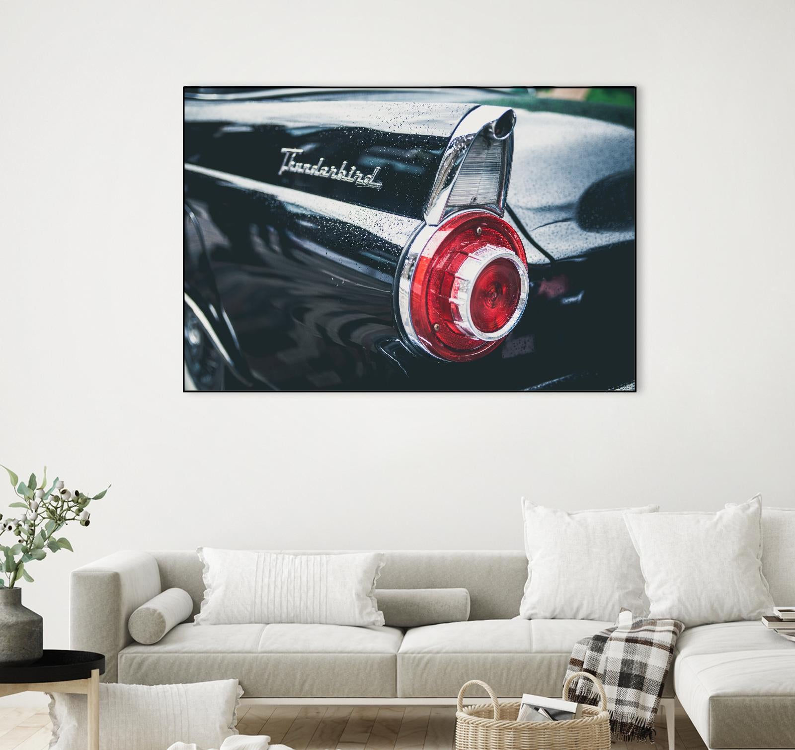 Thunderbird by Pexels on GIANT ART - red vehicle