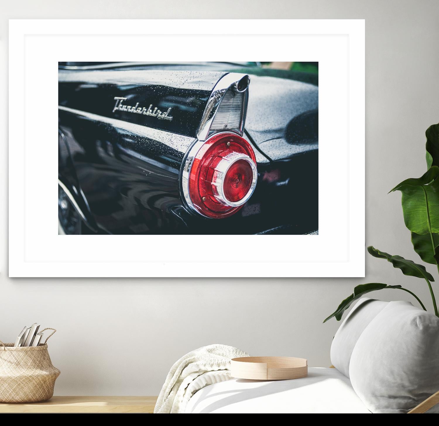 Thunderbird by Pexels on GIANT ART - red vehicle