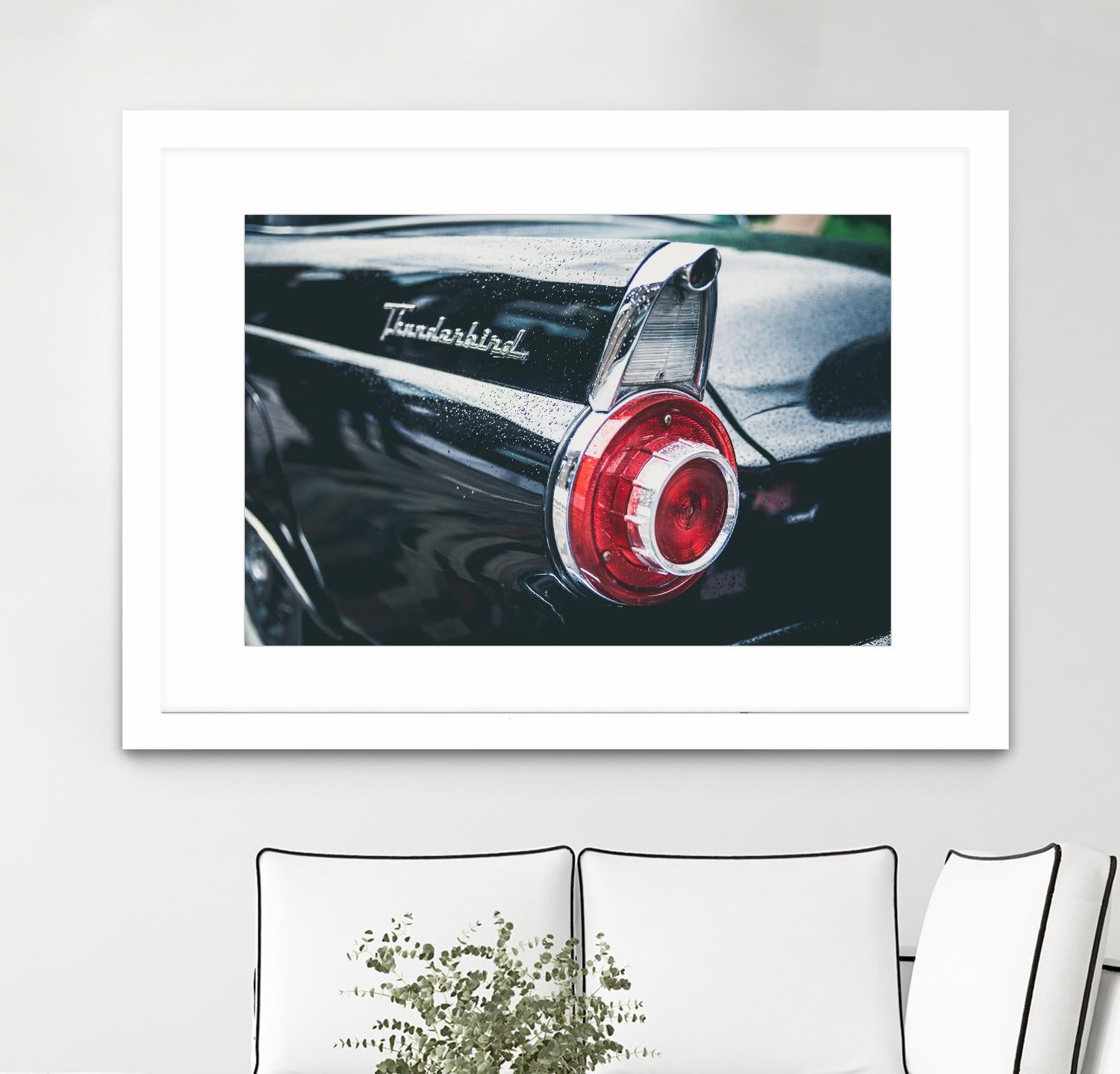 Thunderbird by Pexels on GIANT ART - red vehicle