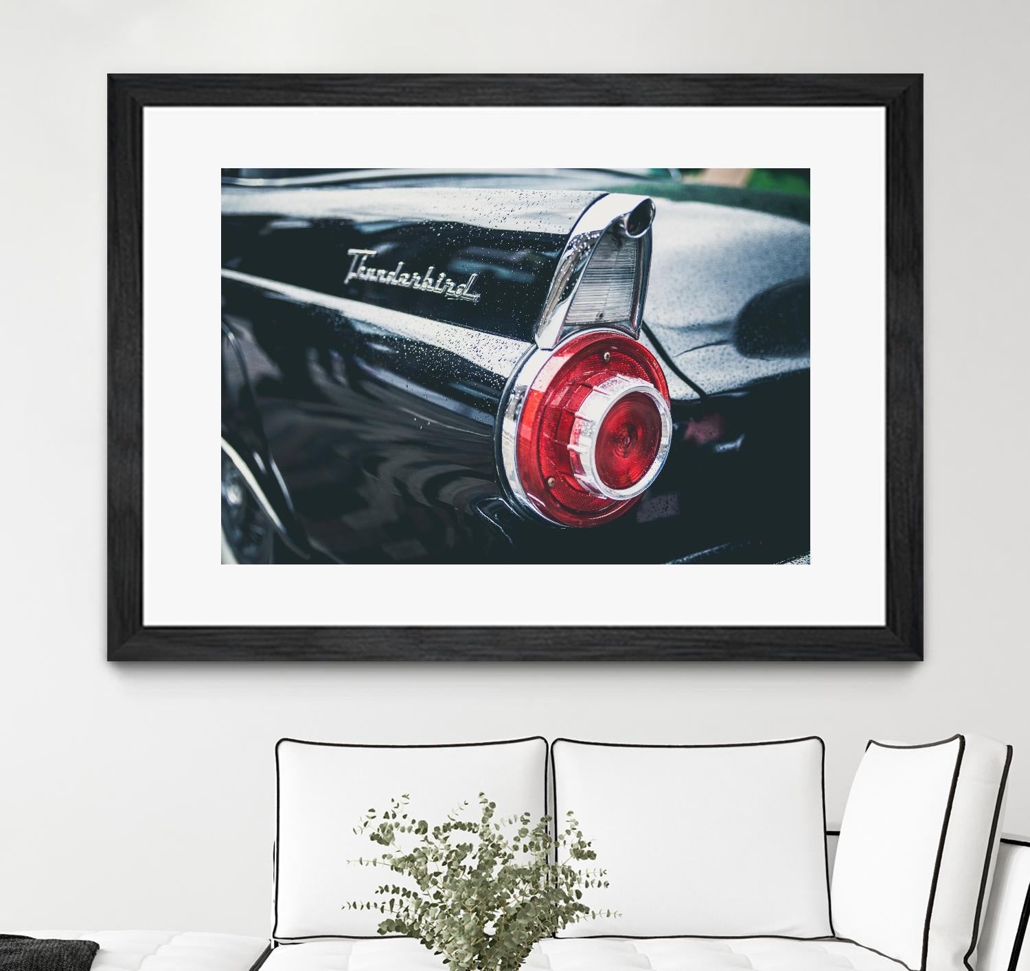 Thunderbird by Pexels on GIANT ART - red vehicle