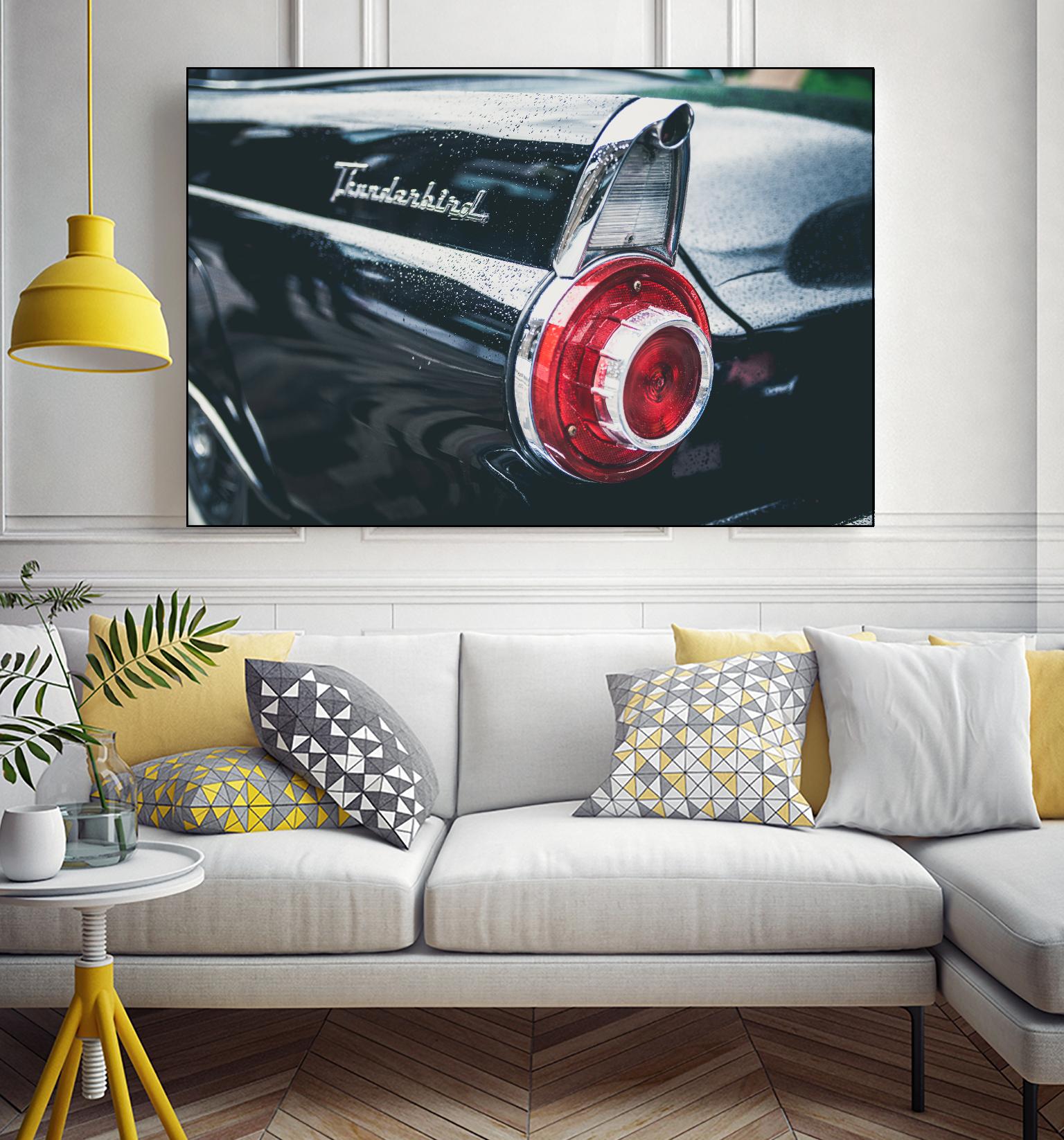 Thunderbird by Pexels on GIANT ART - red vehicle