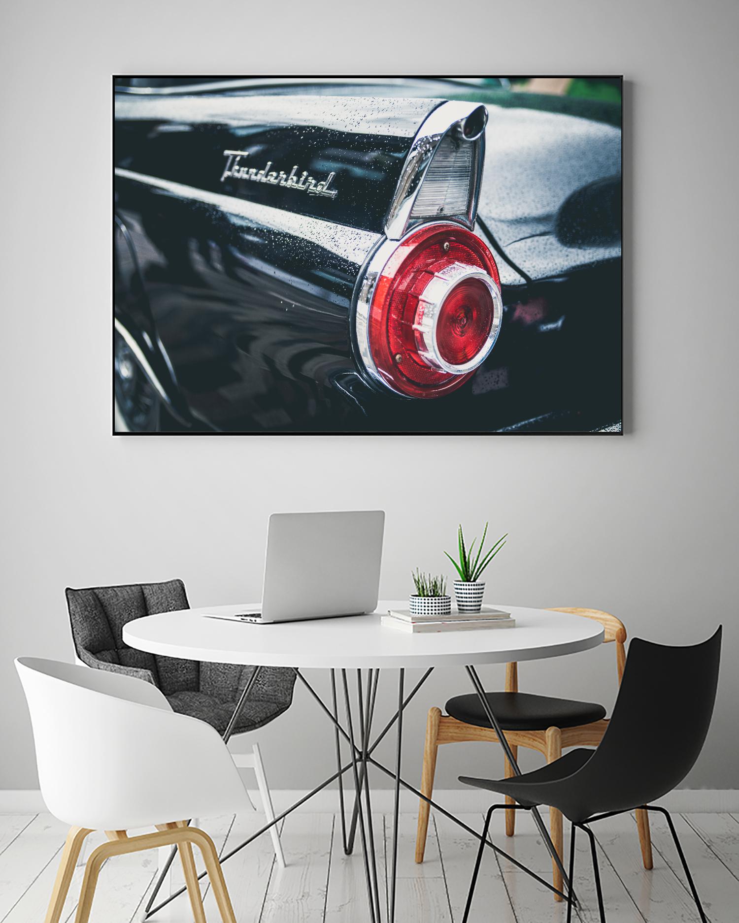 Thunderbird by Pexels on GIANT ART - red vehicle