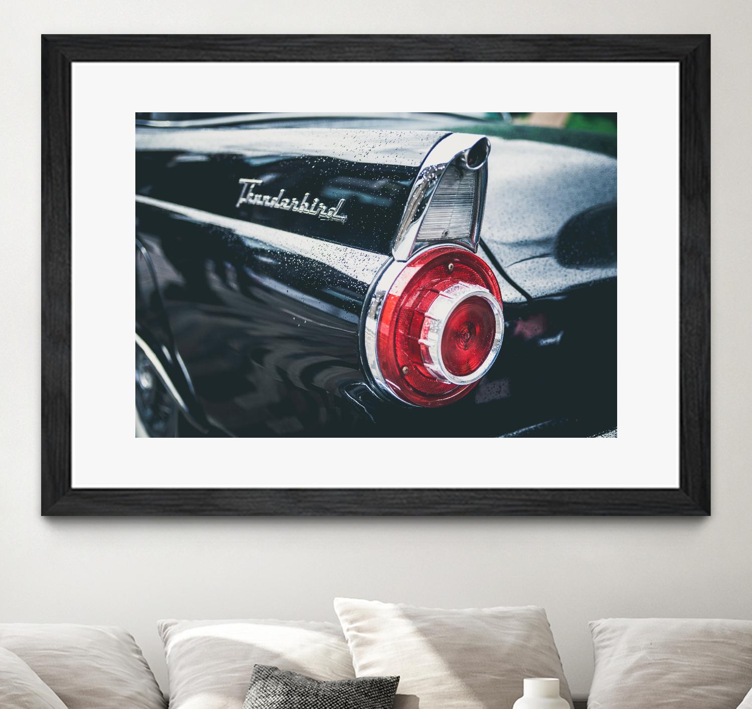 Thunderbird by Pexels on GIANT ART - red vehicle