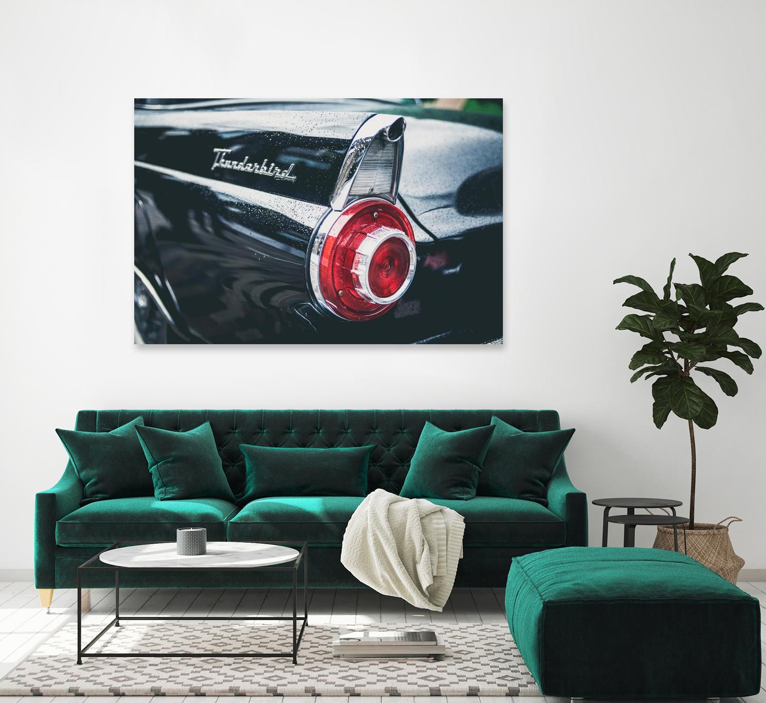 Thunderbird by Pexels on GIANT ART - red vehicle