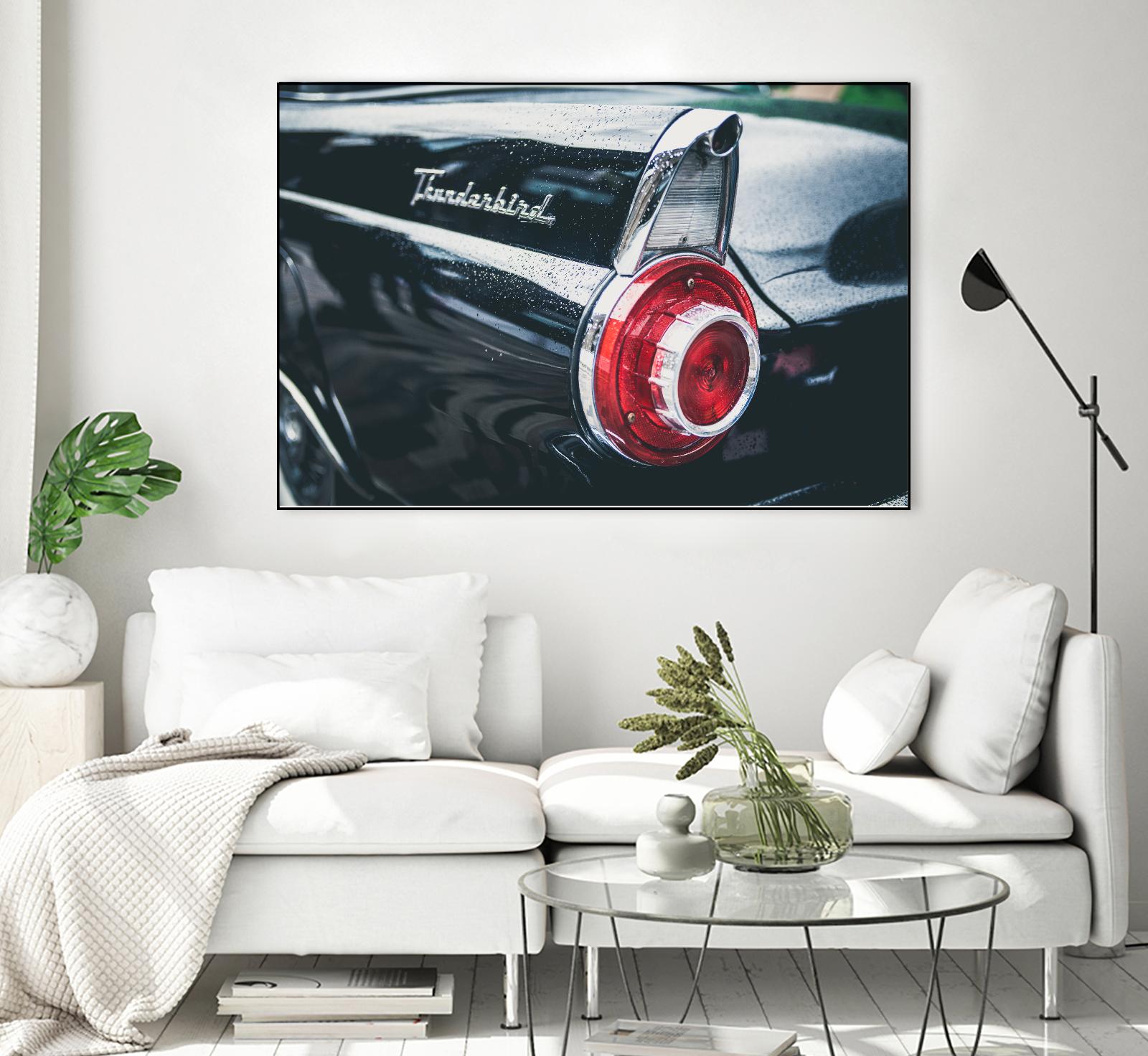 Thunderbird by Pexels on GIANT ART - red vehicle