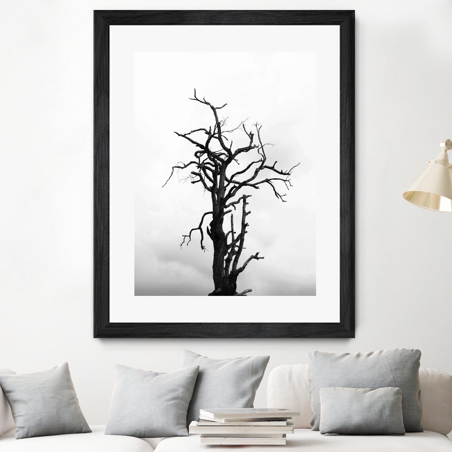 Dead tree by Pexels on GIANT ART - white trees