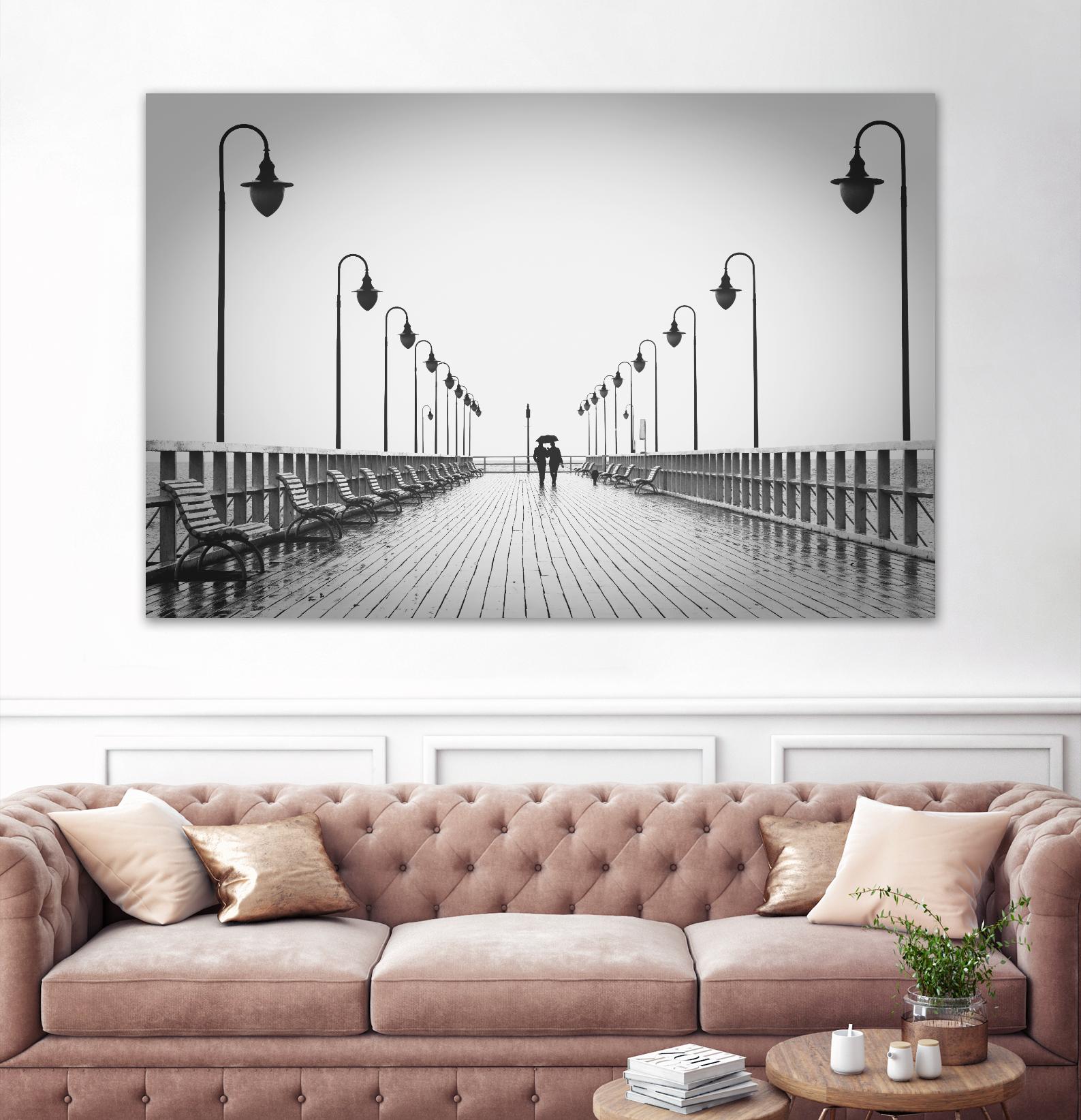 On the pier by Pexels on GIANT ART - white everyday life