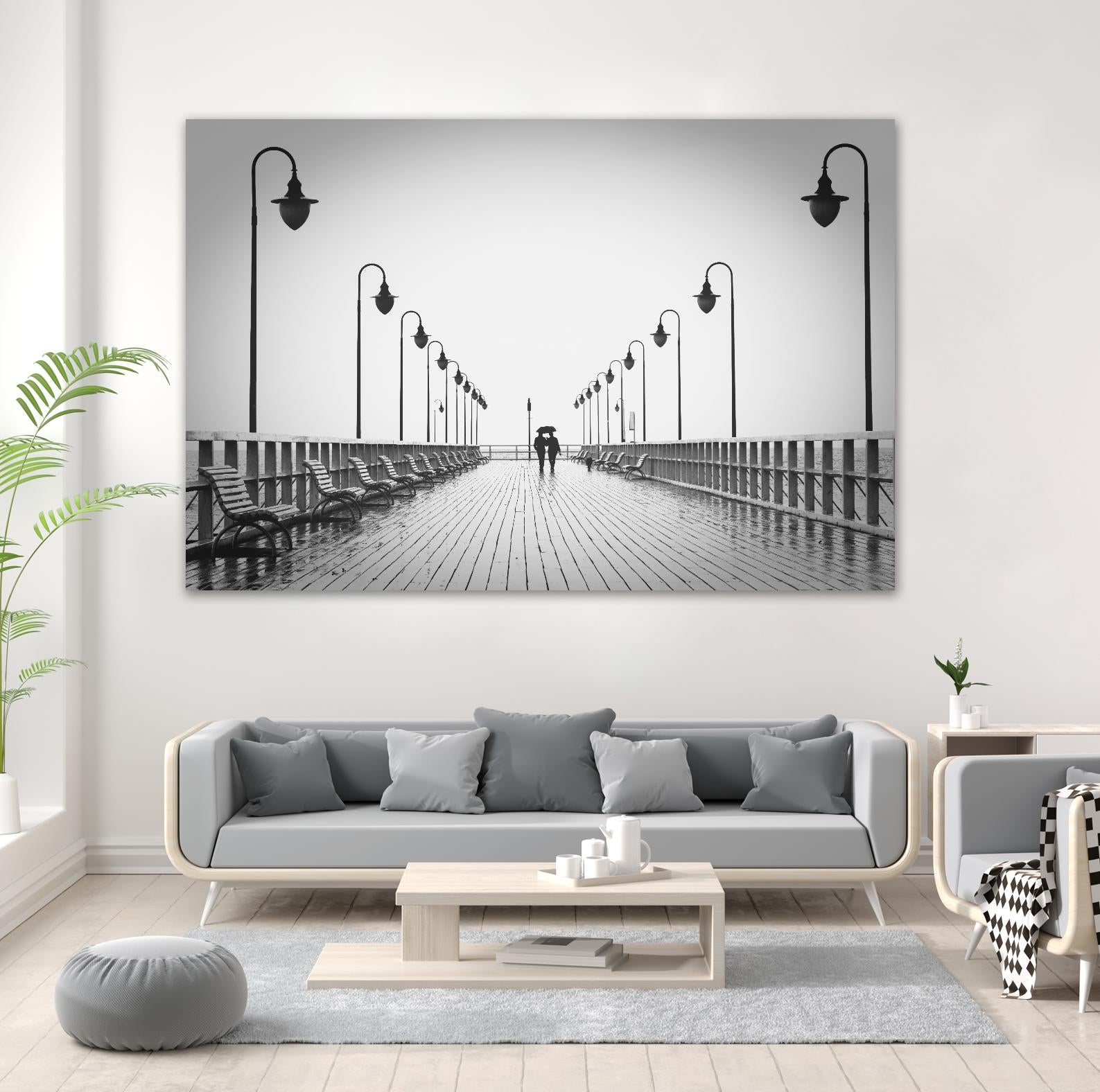 On the pier by Pexels on GIANT ART - white everyday life