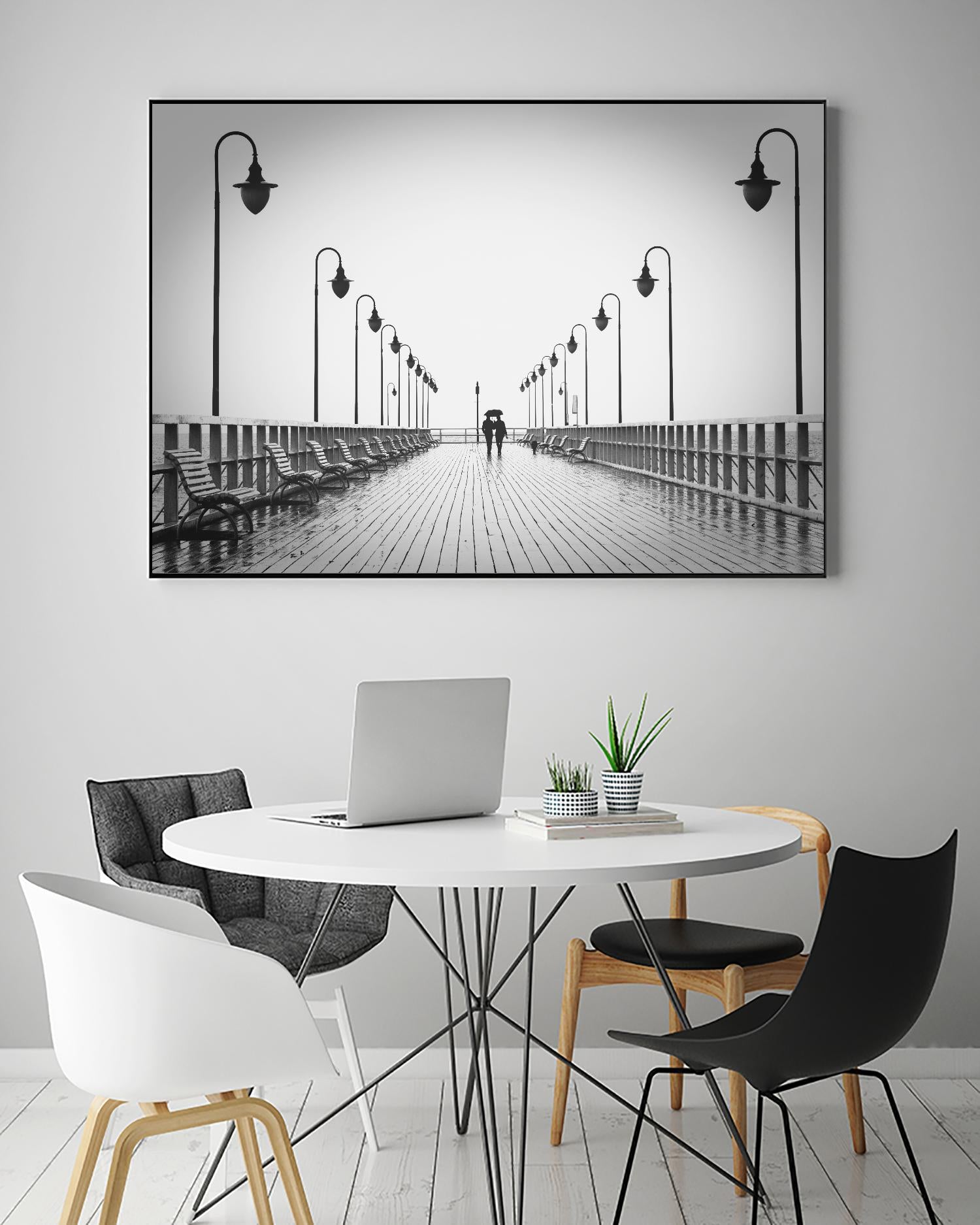 On the pier by Pexels on GIANT ART - white everyday life