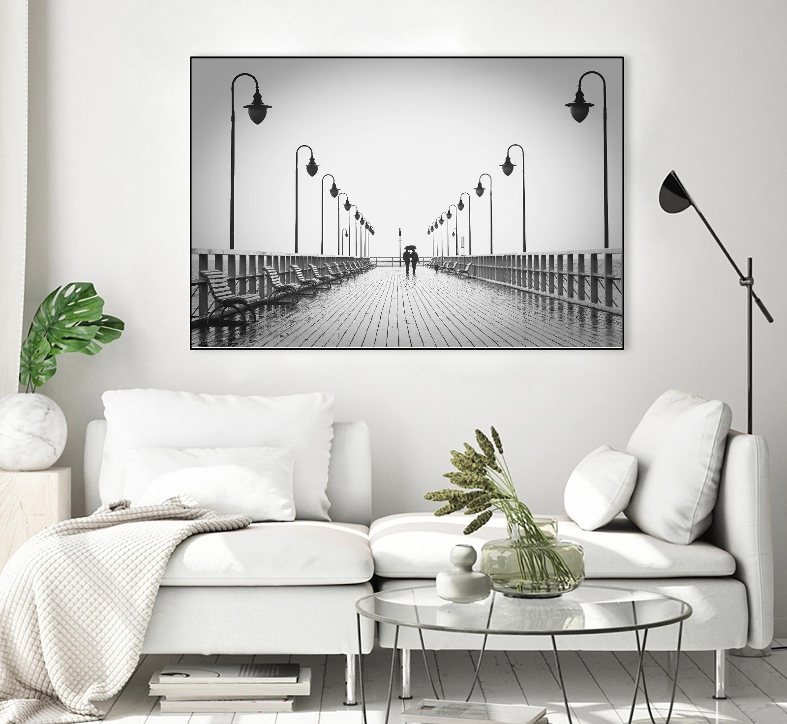 On the pier by Pexels on GIANT ART - white everyday life