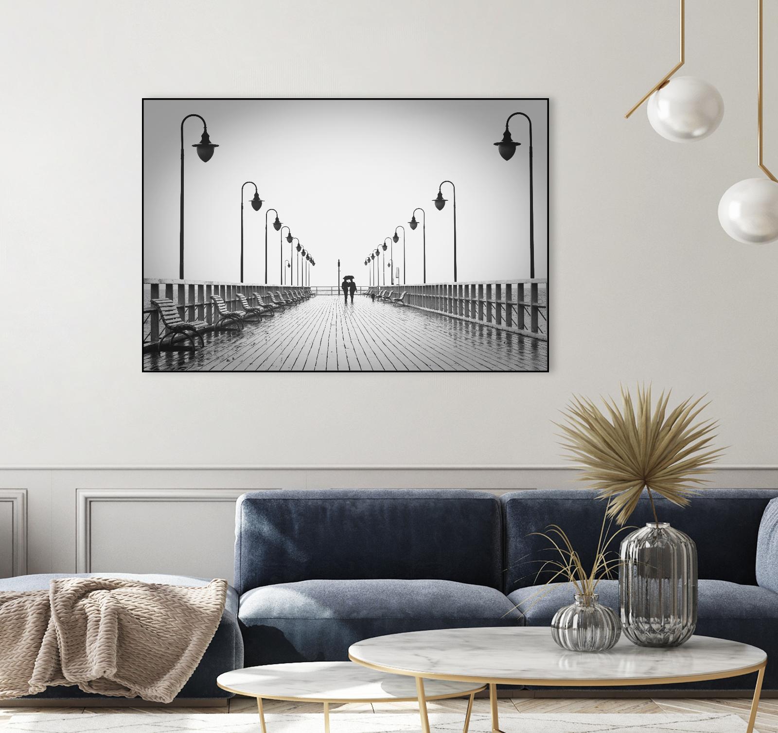 On the pier by Pexels on GIANT ART - white everyday life