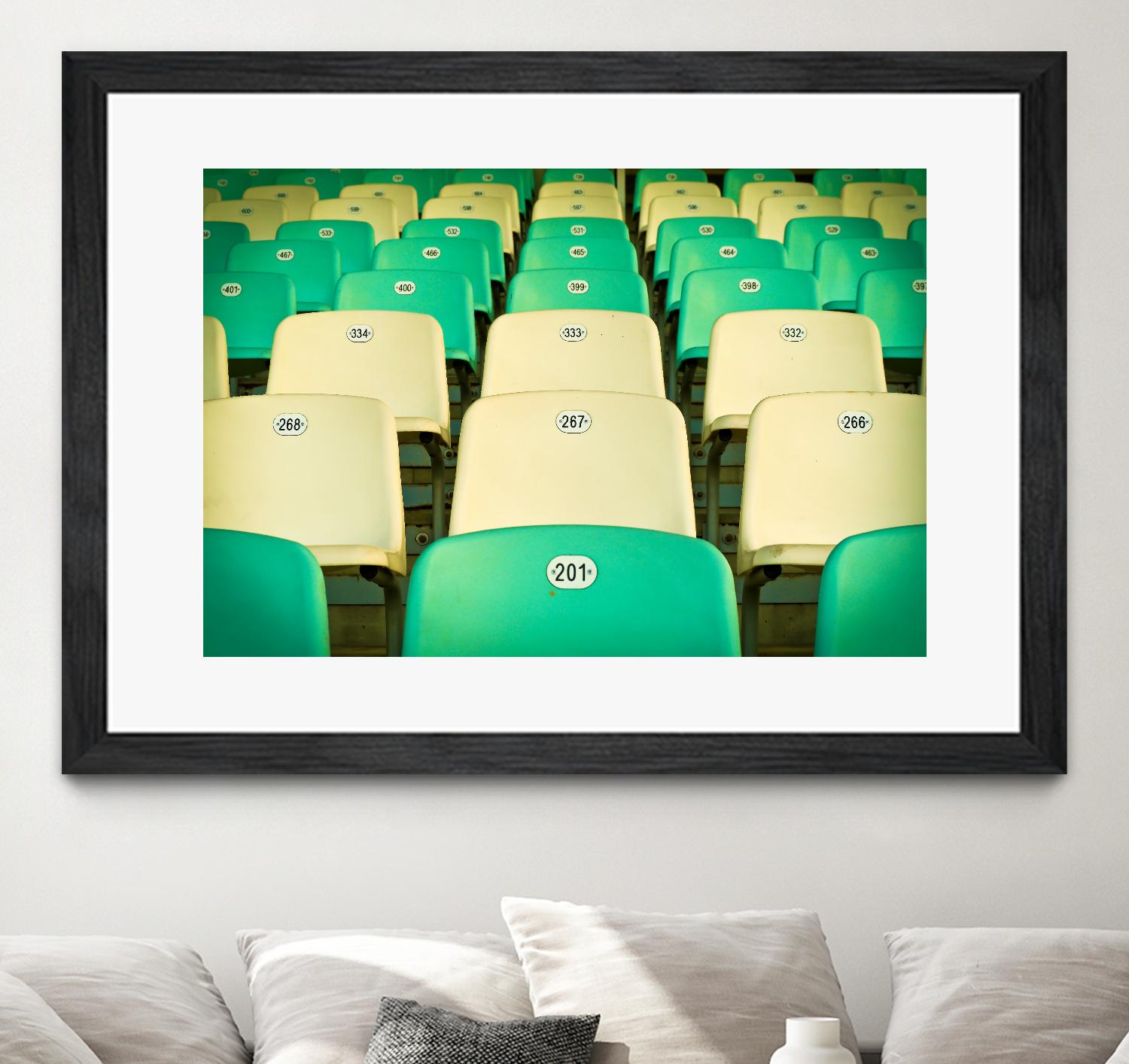 Stadium by Pexels on GIANT ART - yellow leisure