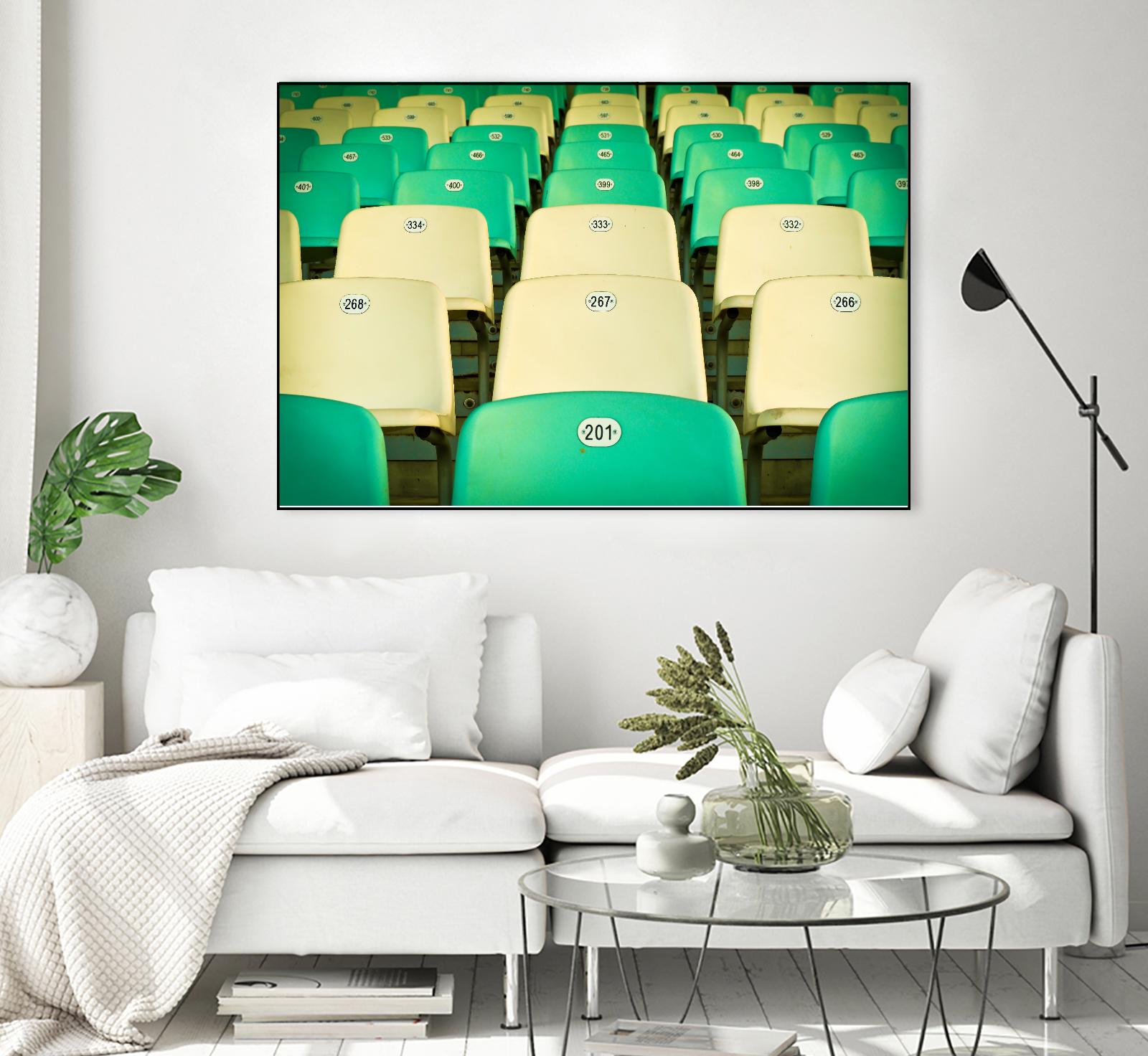 Stadium by Pexels on GIANT ART - yellow leisure