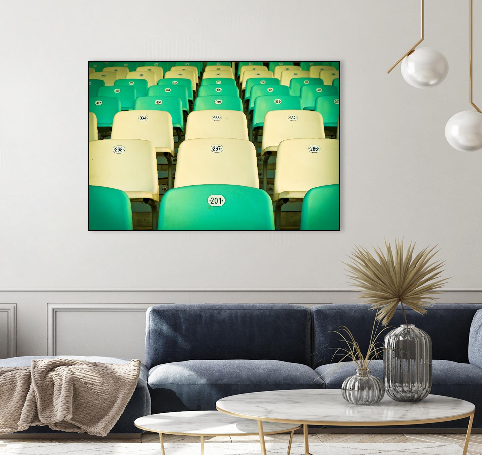 Stadium by Pexels on GIANT ART - yellow leisure