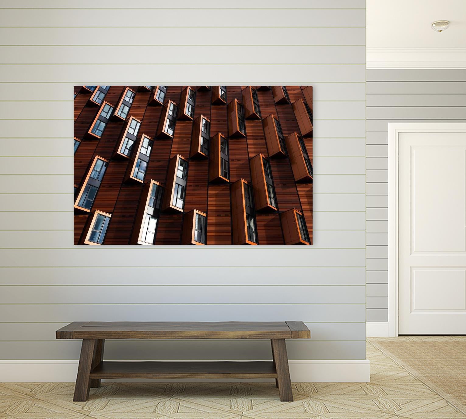 Windows III by Pexels on GIANT ART - black architectural