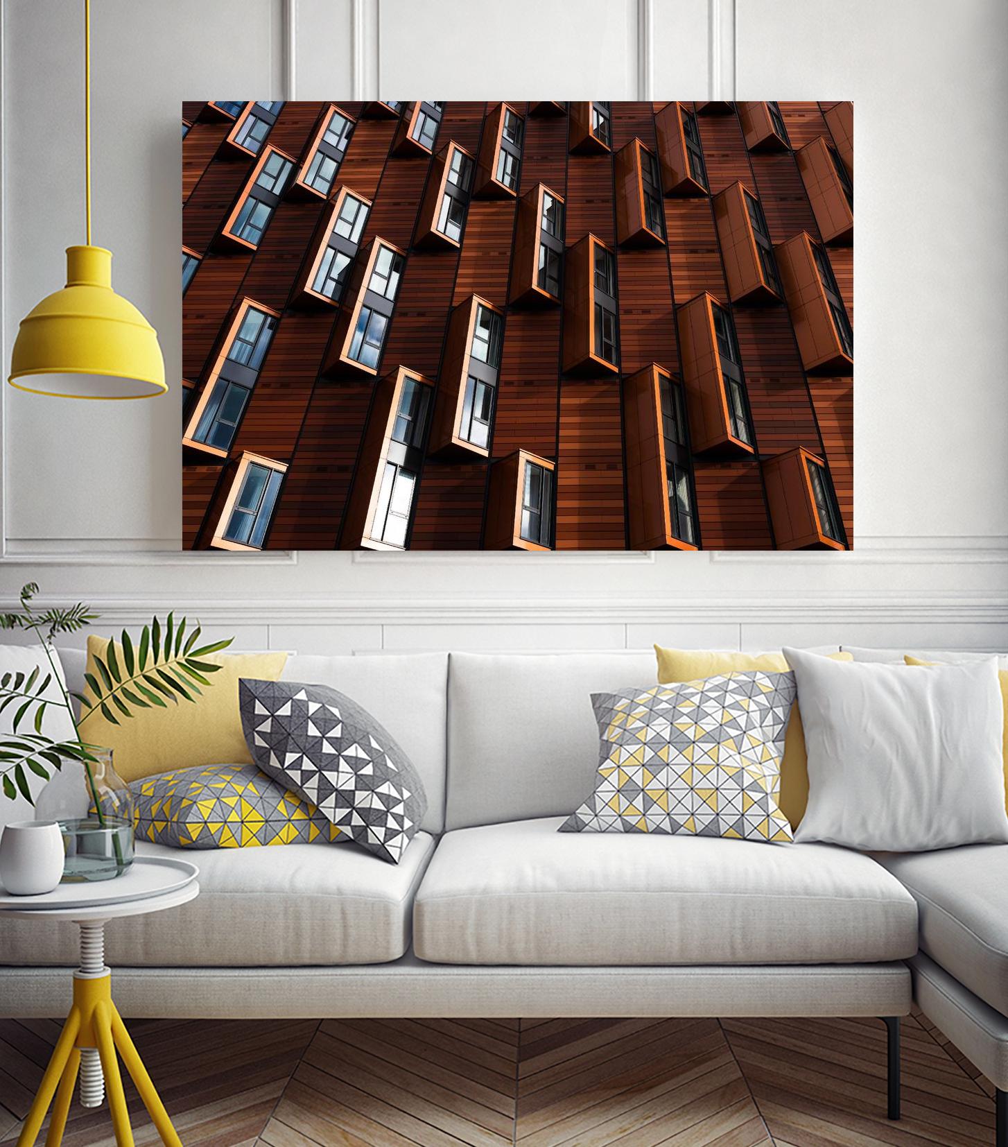 Windows III by Pexels on GIANT ART - black architectural