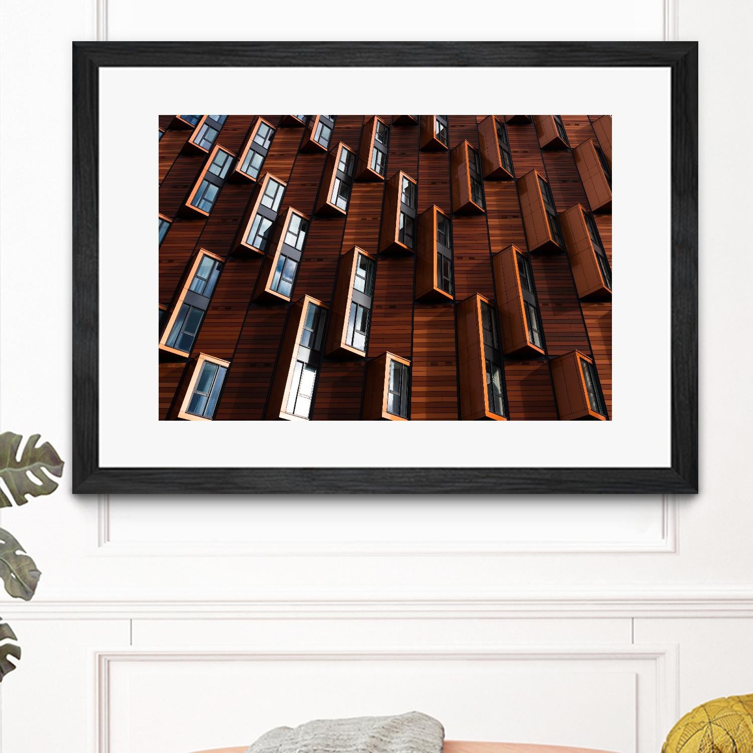 Windows III by Pexels on GIANT ART - black architectural