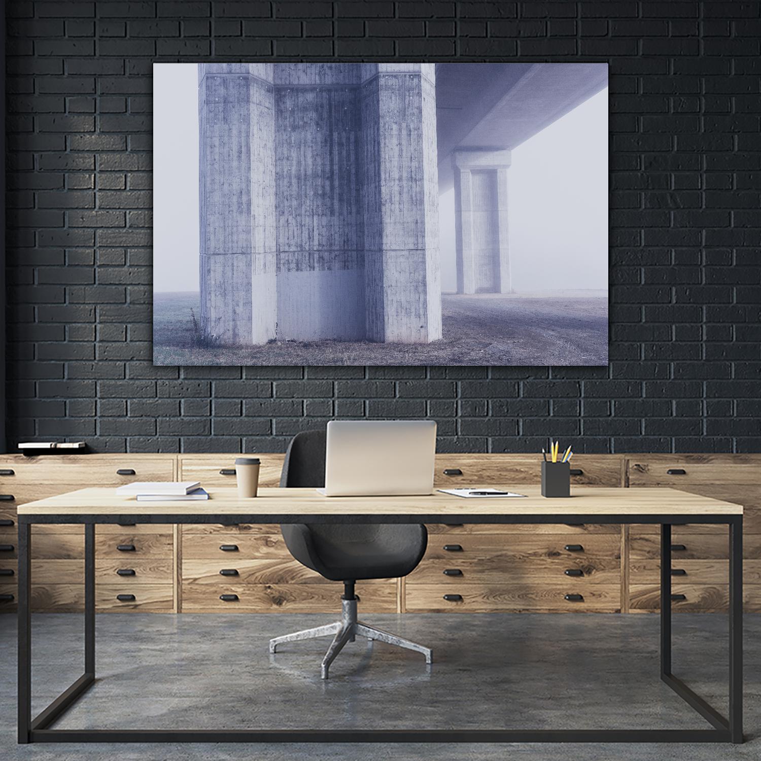 Under the highway by Pexels on GIANT ART - grey architectural