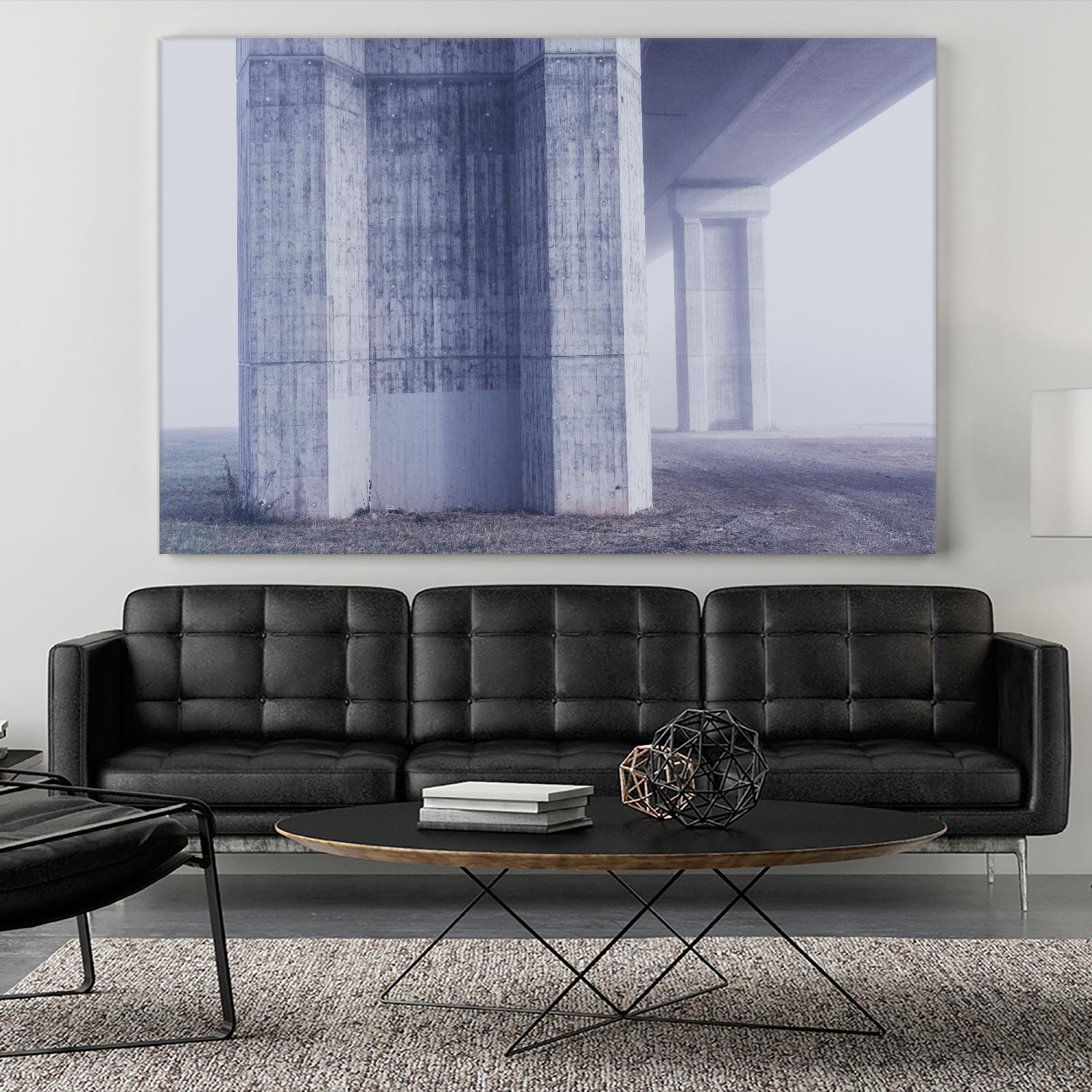 Under the highway by Pexels on GIANT ART - grey architectural