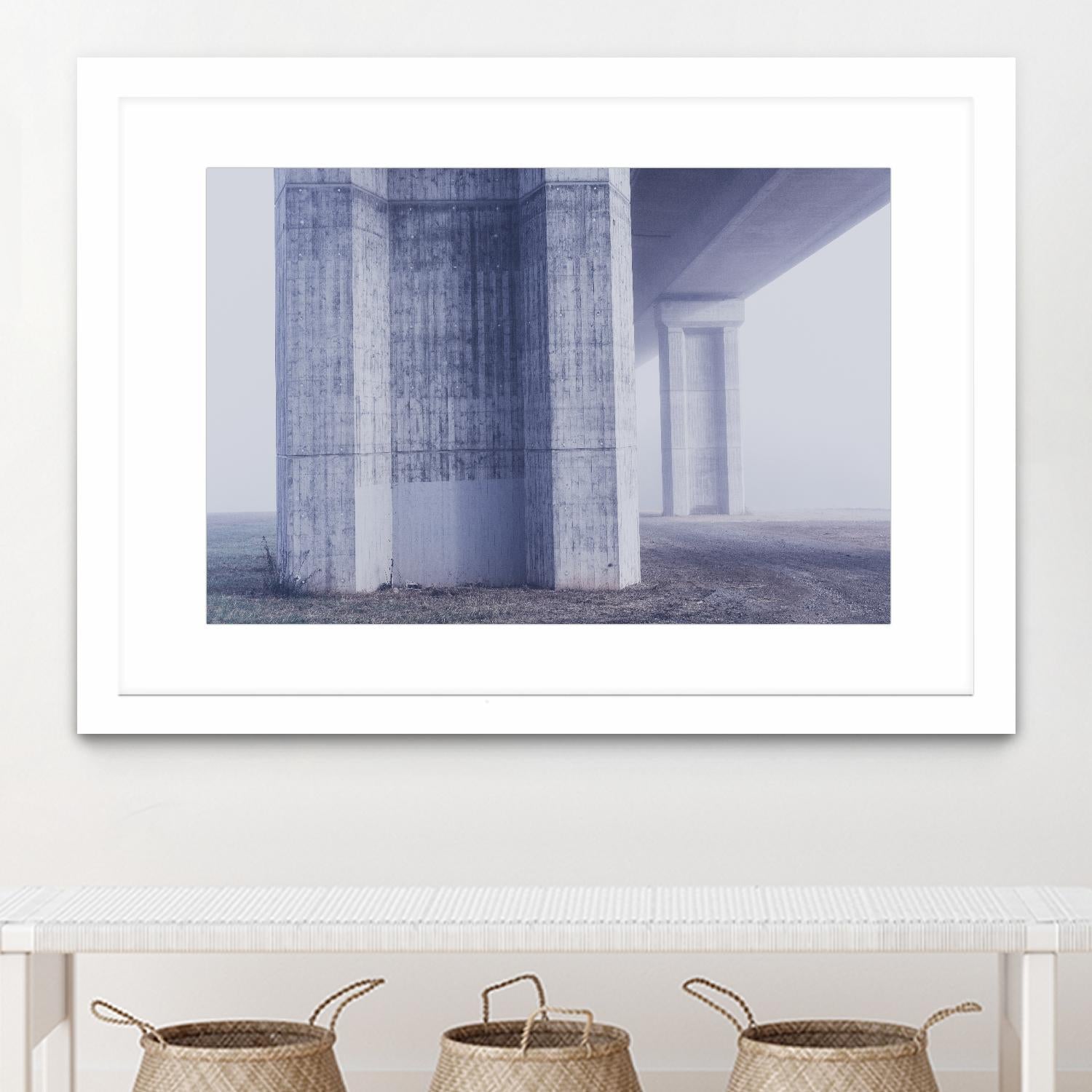 Under the highway by Pexels on GIANT ART - grey architectural