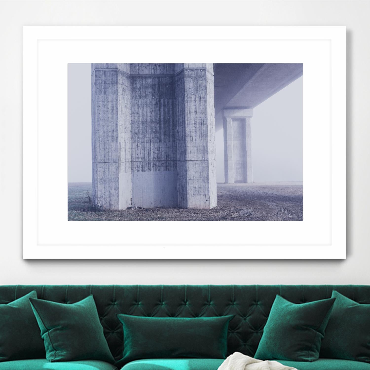 Under the highway by Pexels on GIANT ART - grey architectural