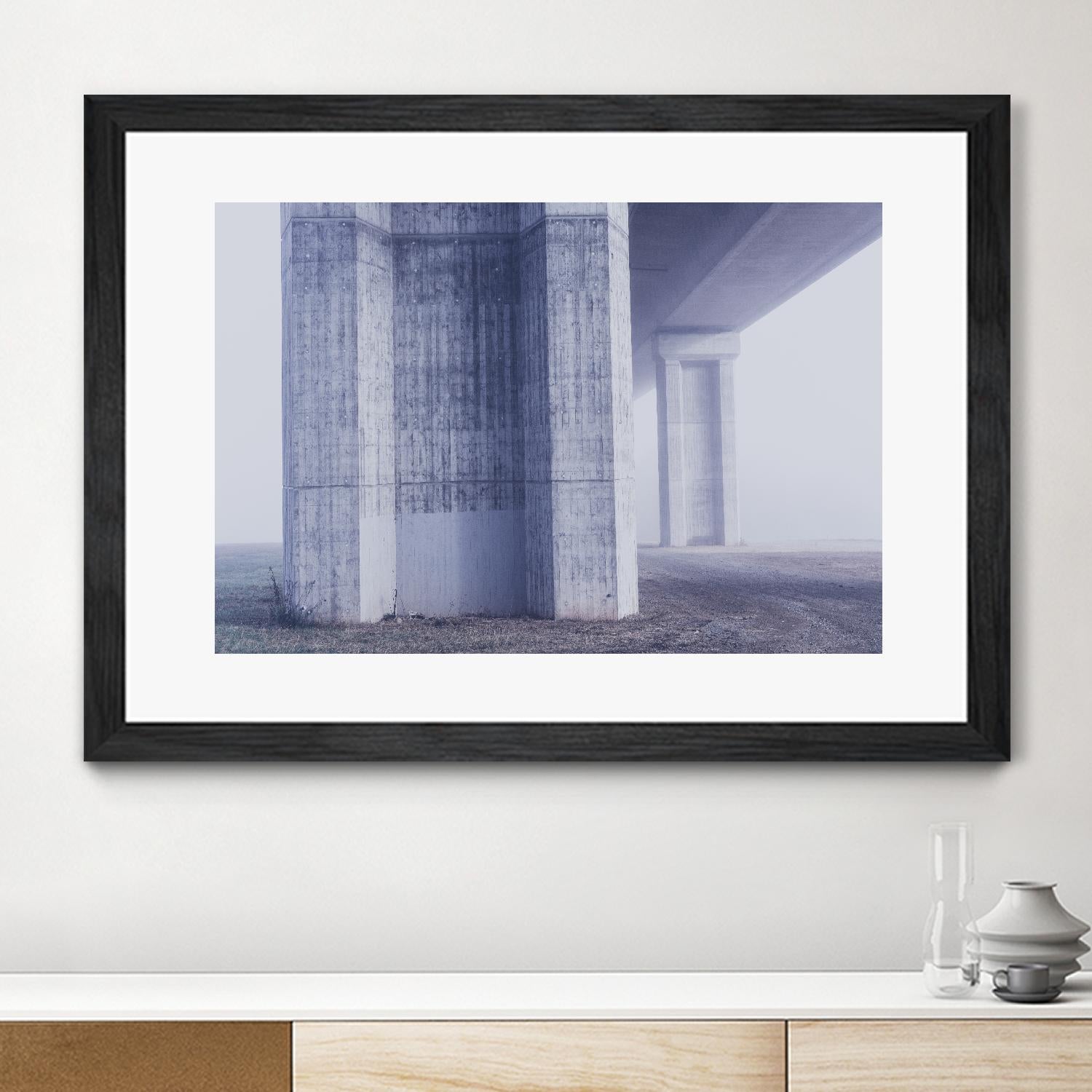 Under the highway by Pexels on GIANT ART - grey architectural