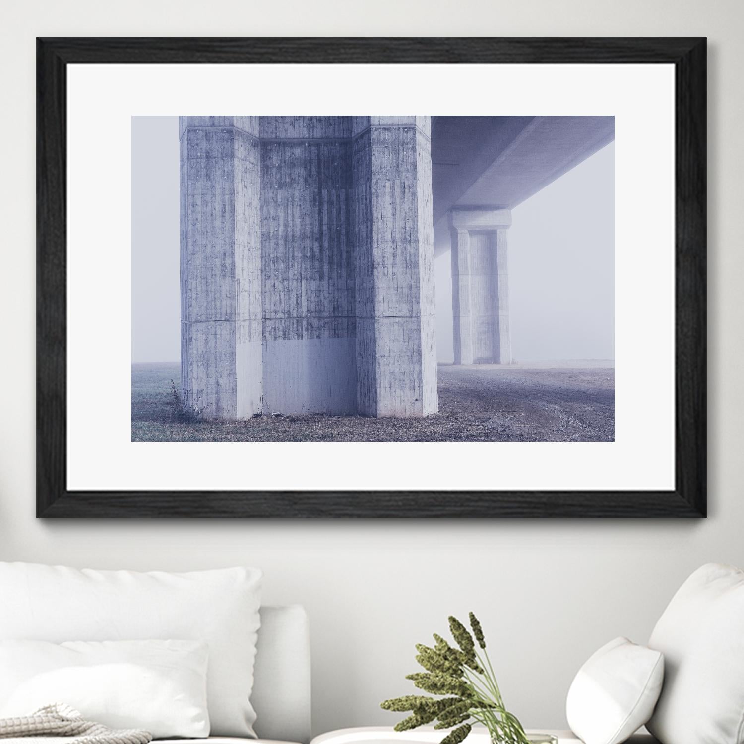 Under the highway by Pexels on GIANT ART - grey architectural