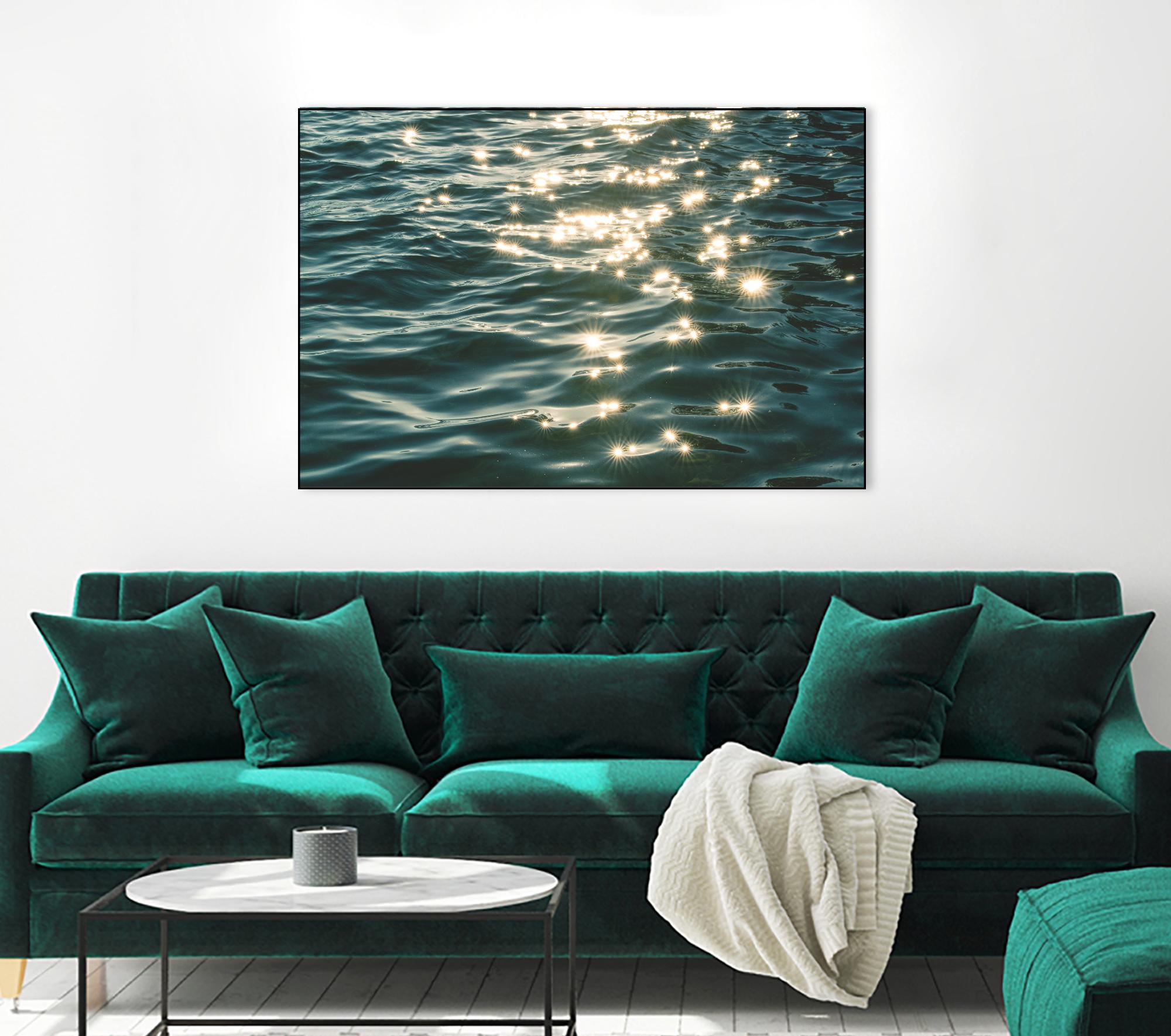 Sea sparkles by Pexels on GIANT ART - yellow sea scene