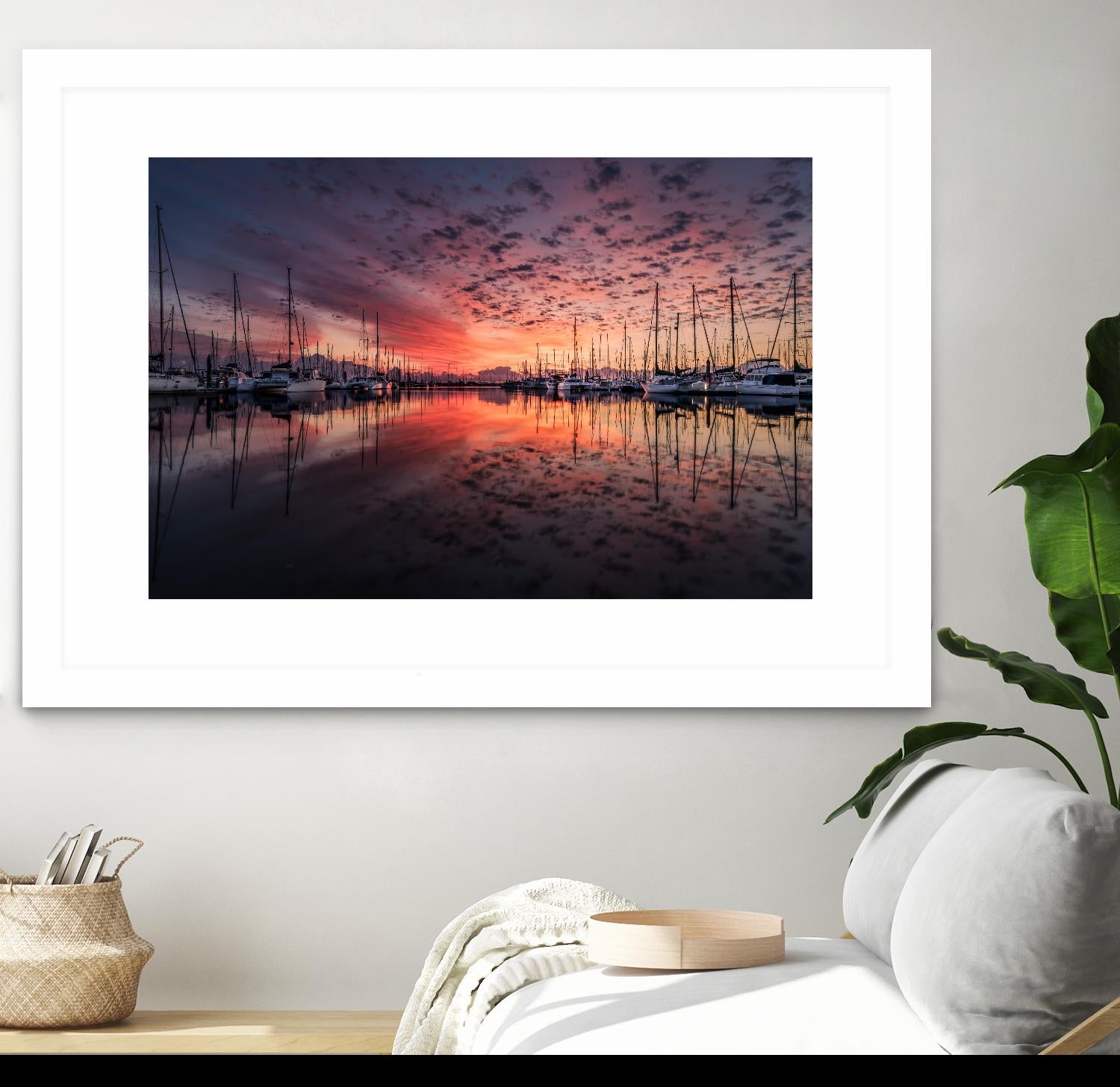 Mooring by Pexels on GIANT ART - purple nautical